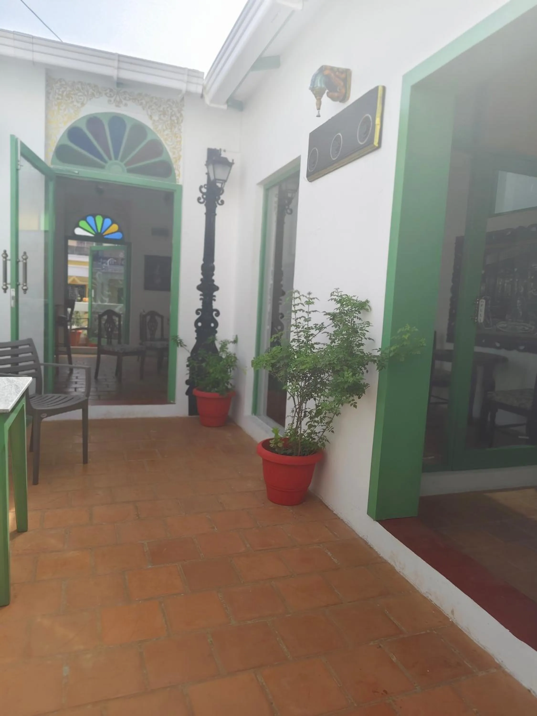 Facade/entrance in Bel Abri Colonial Living, Pondicherry