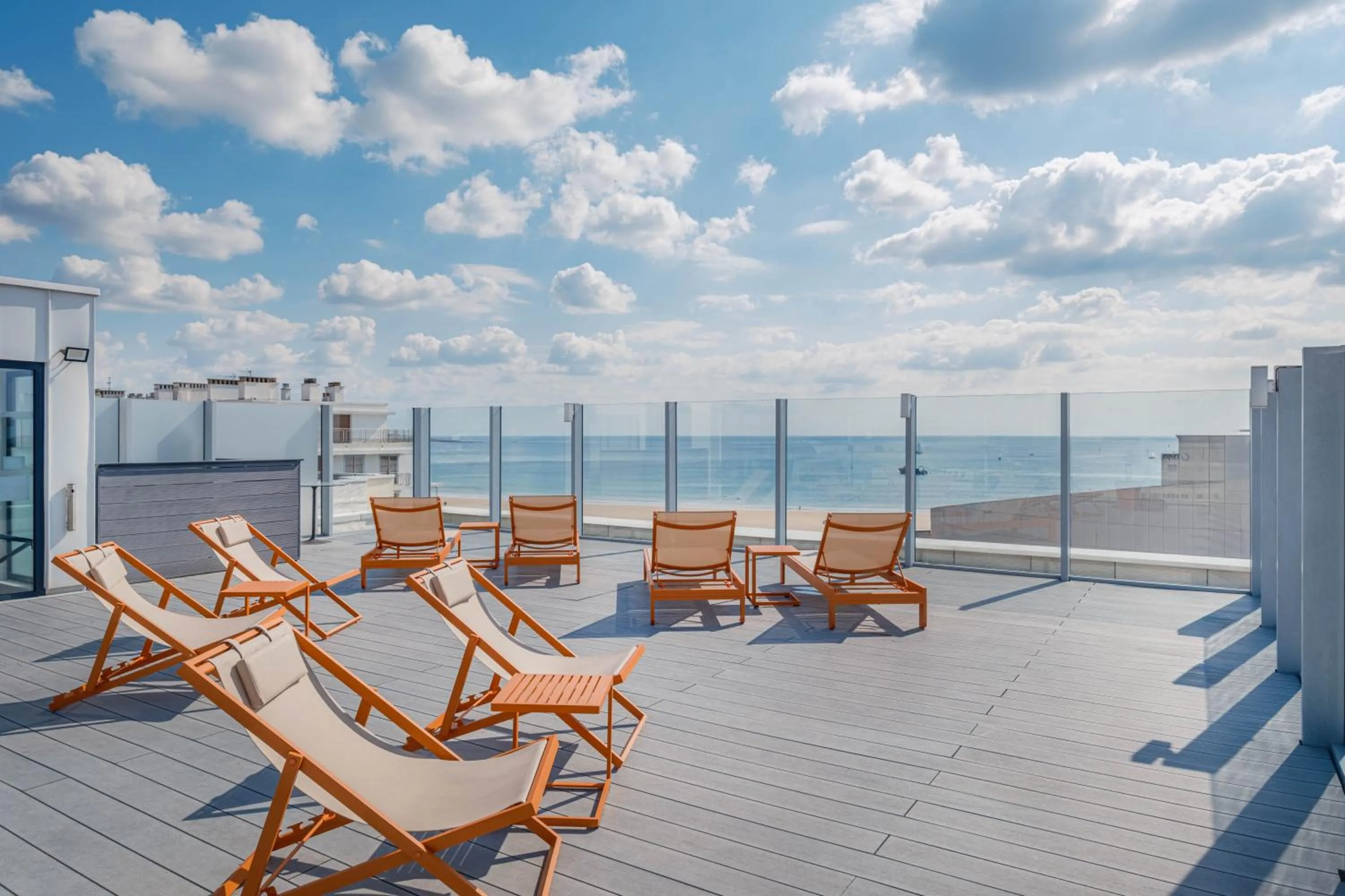 Patio in Hotel Coeur Marin