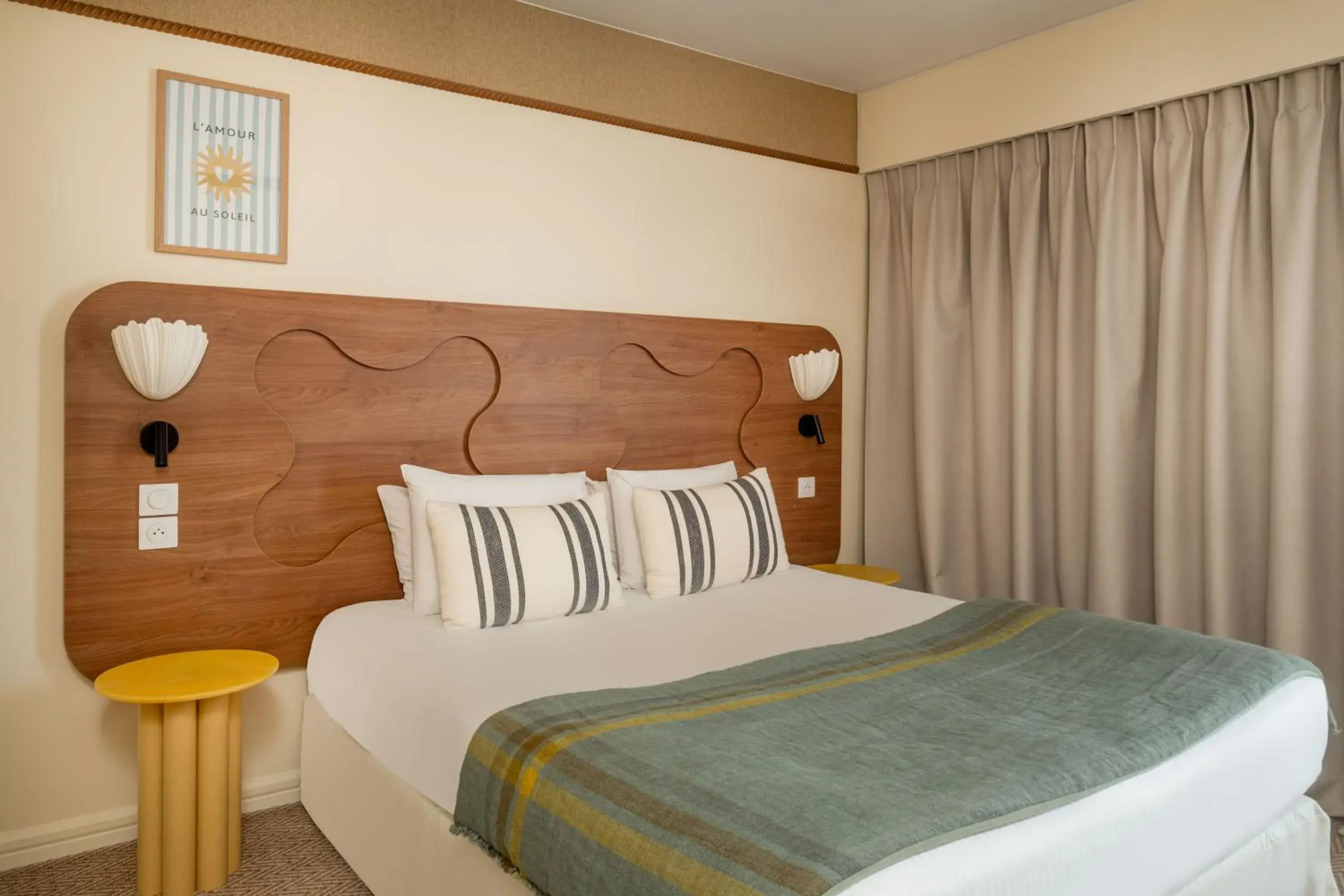 Triple Family Room with Balcony in Hotel Coeur Marin Triple Family Room with Balcony in Hotel Coeur Marin