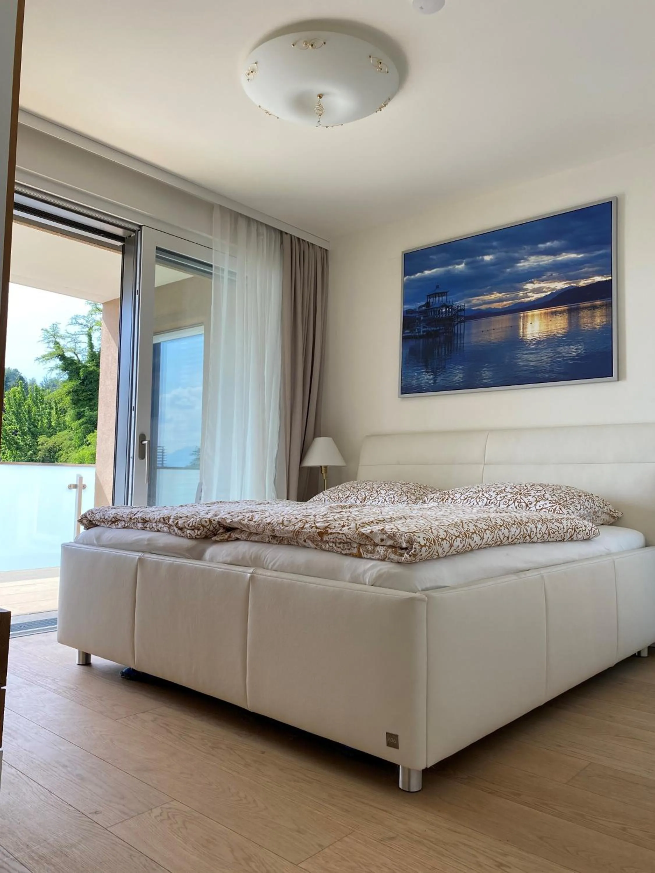 Bed in See & You Familienwohnung mit Hotelanbindung