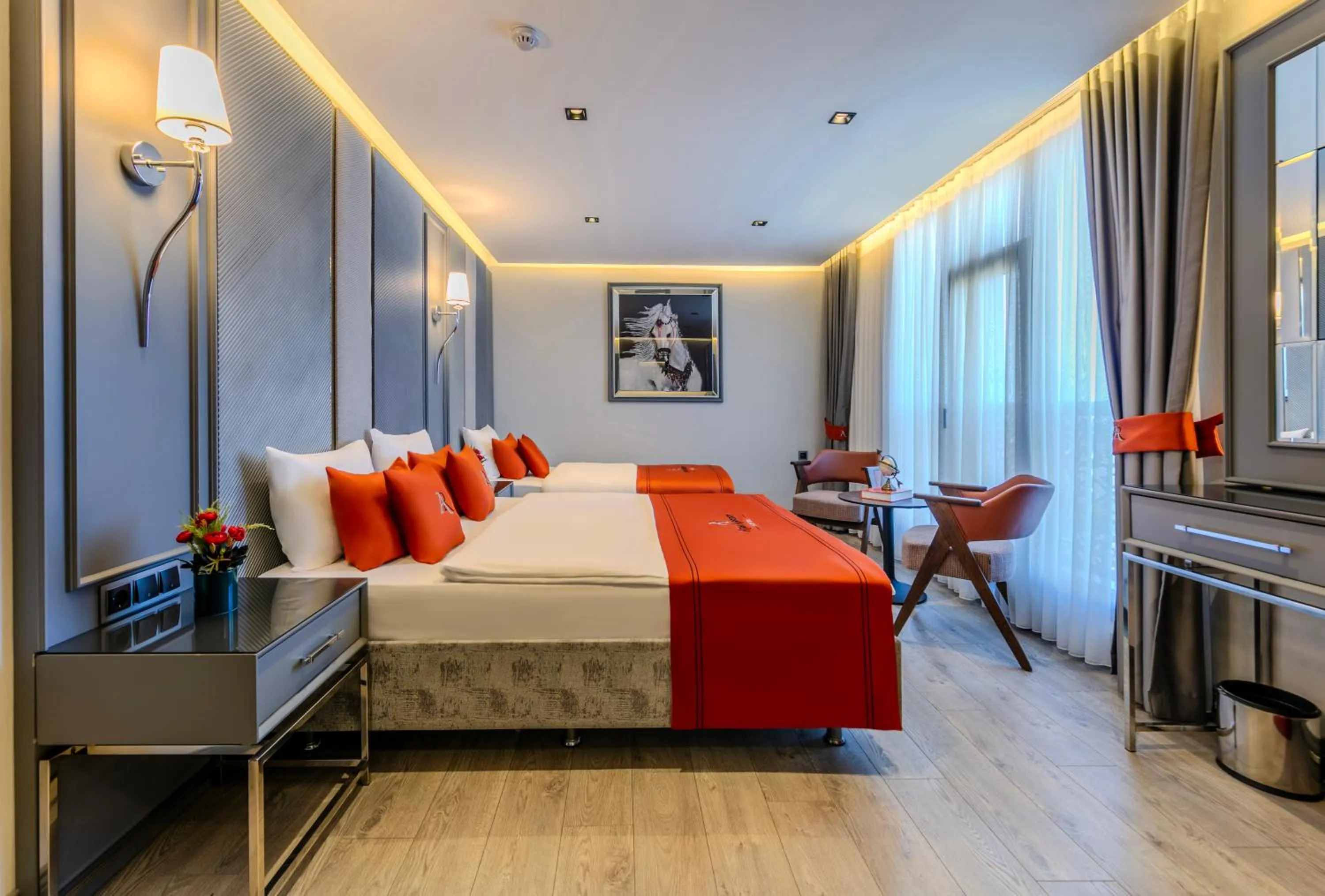 Photo of the whole room, Bed in Atar Airport Hotel - Restaurant & Spa Wellness