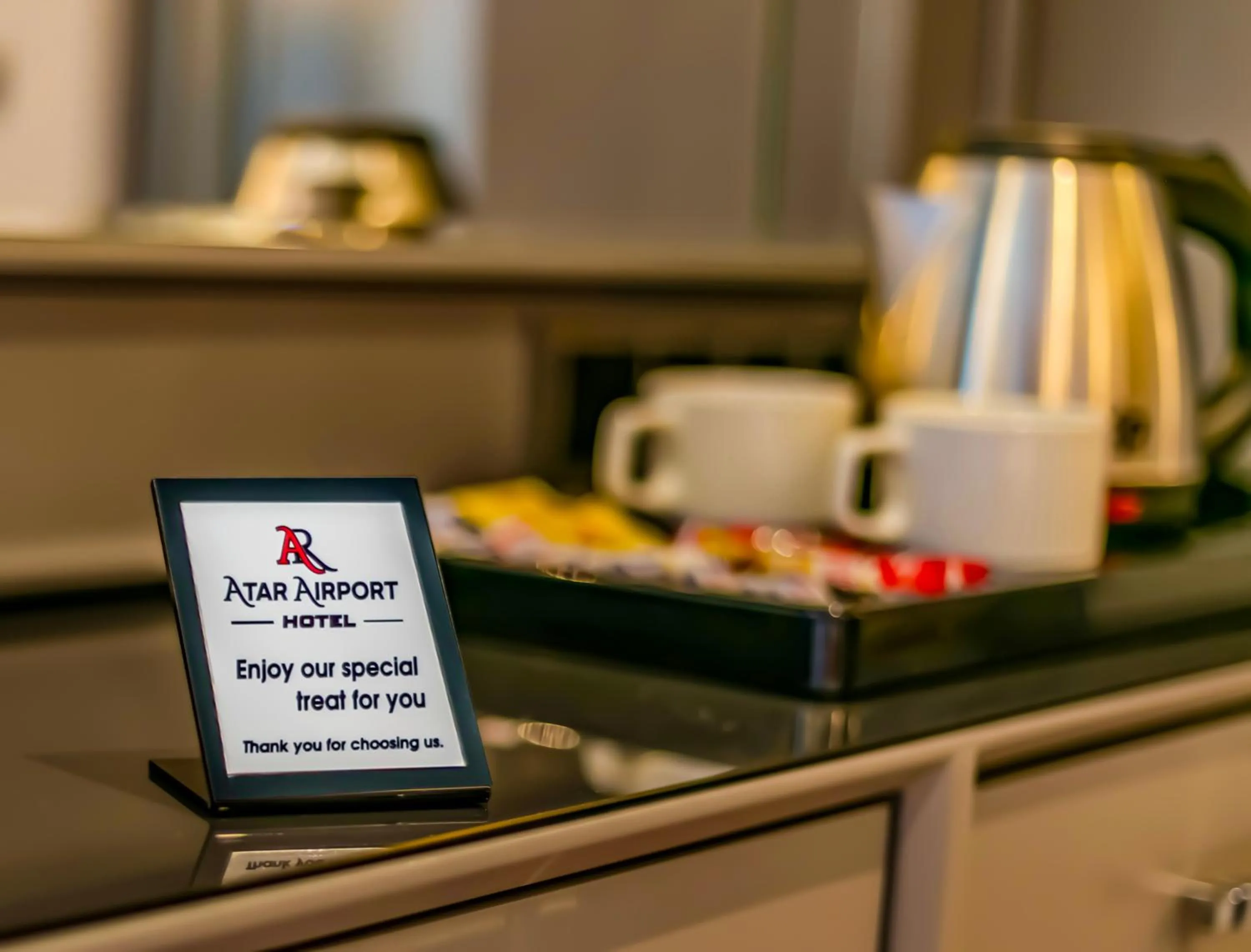 Coffee/tea facilities in Atar Airport Hotel - Restaurant & Spa Wellness