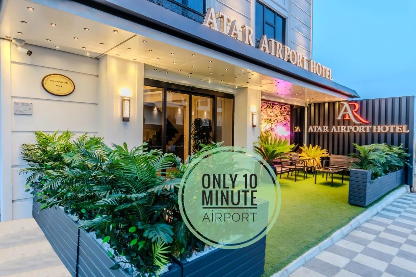 Property building in Atar Airport Hotel - Restaurant & Spa Wellness