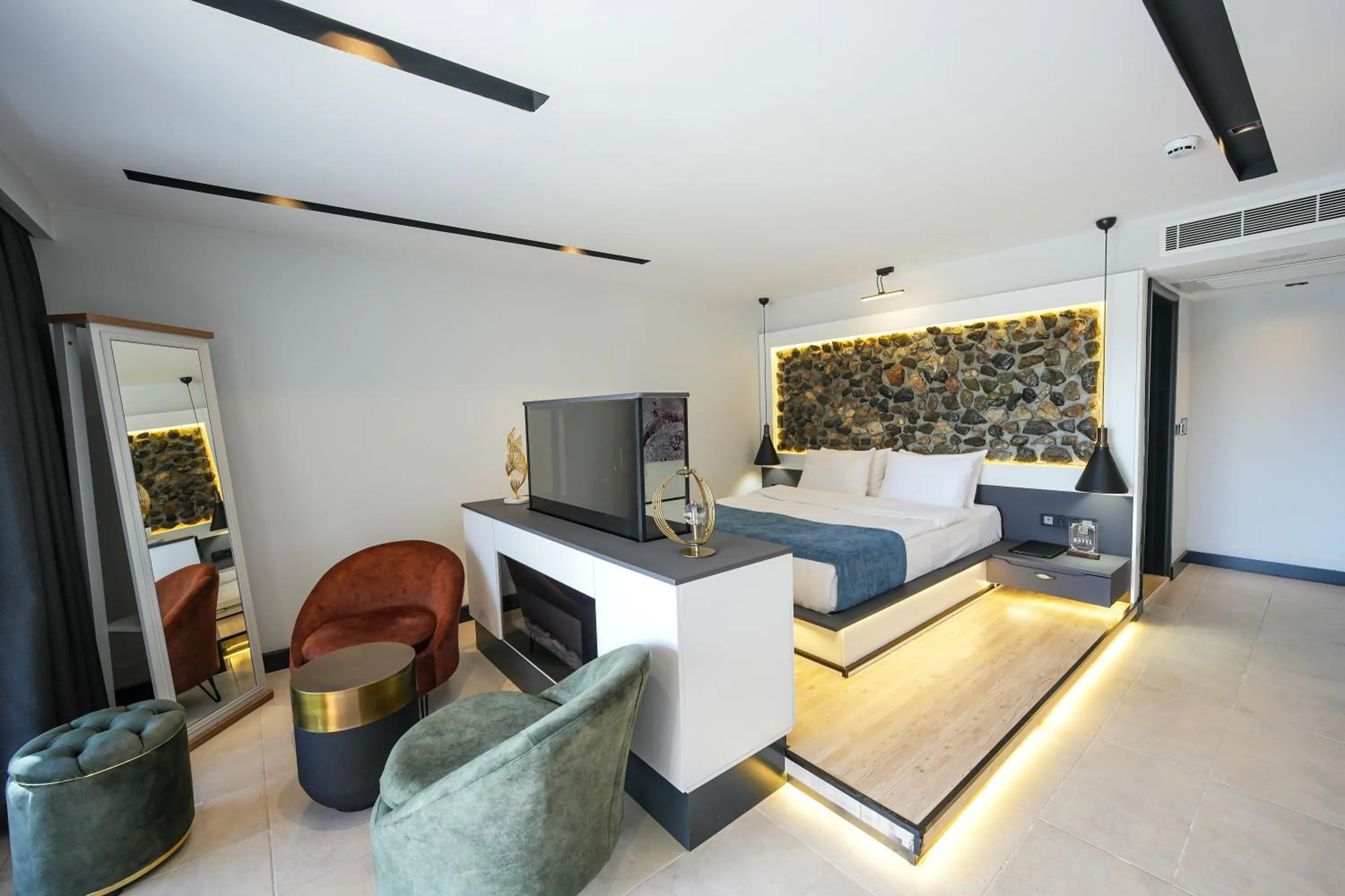 Bed in Ramitos Boutique Hotel