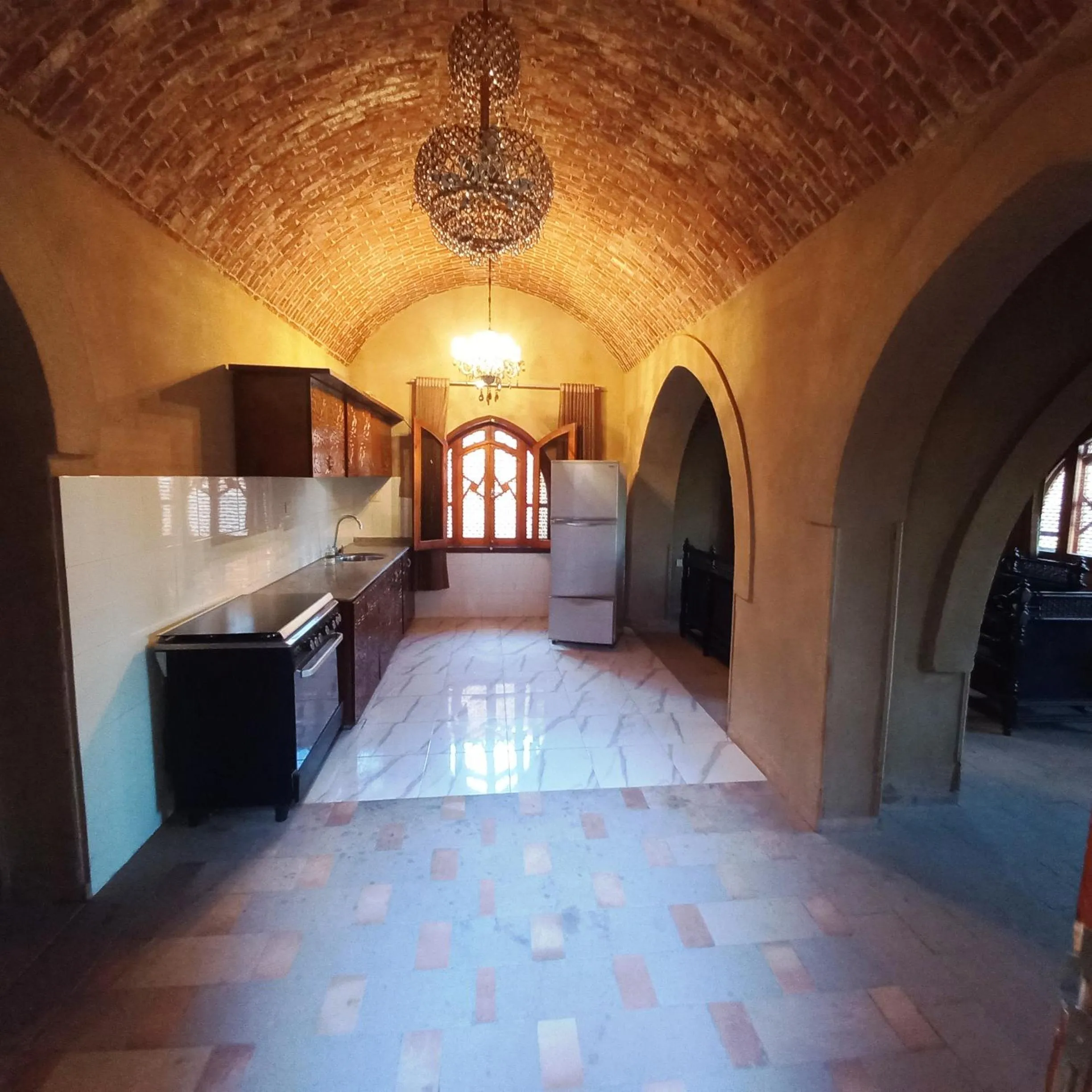 Bed in Mystical habou domes villa private pool