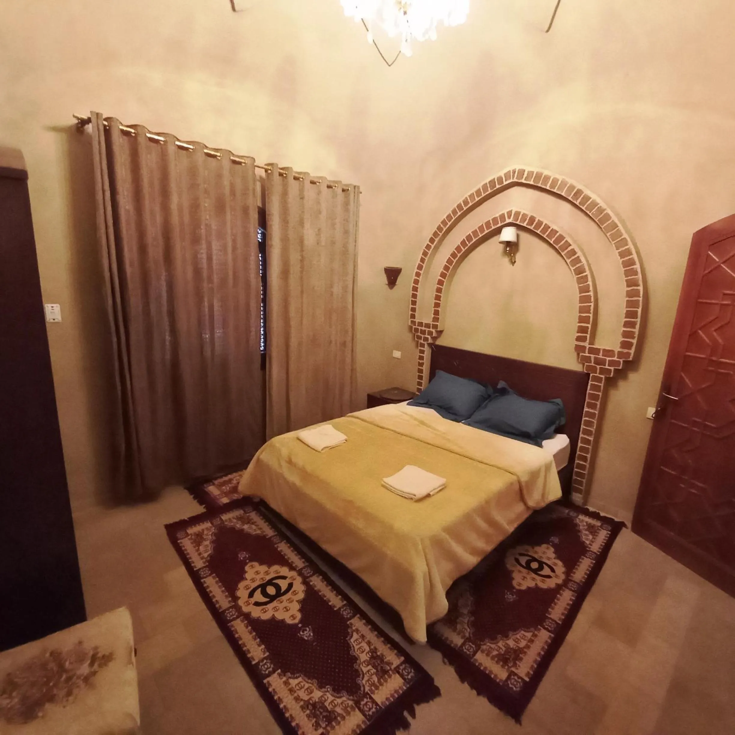 Bed in Mystical habou domes villa private pool