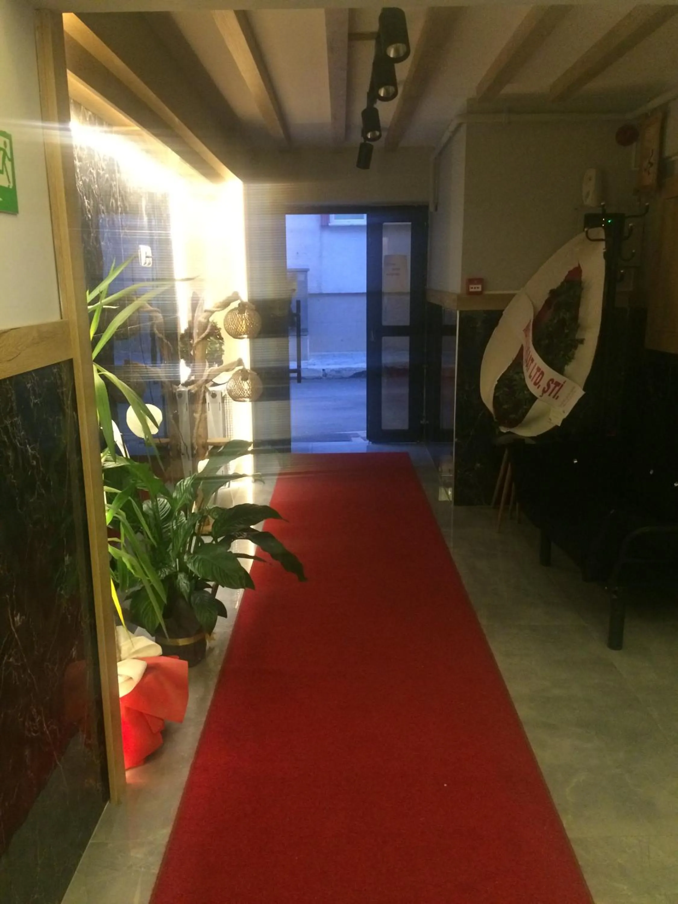 Lobby or reception in esas pansiyon