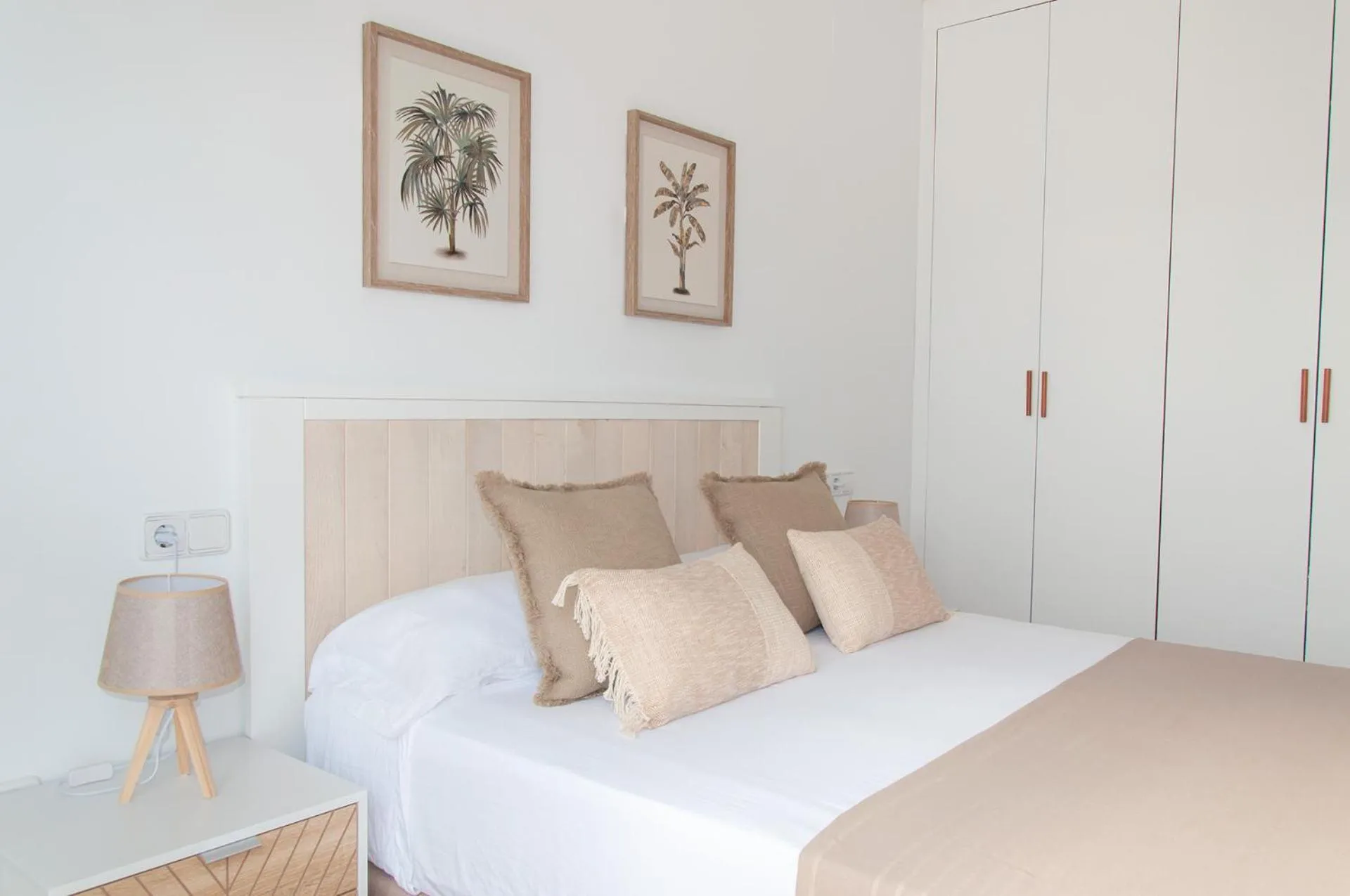 Bed in Ítaca Apartment Peñiscola