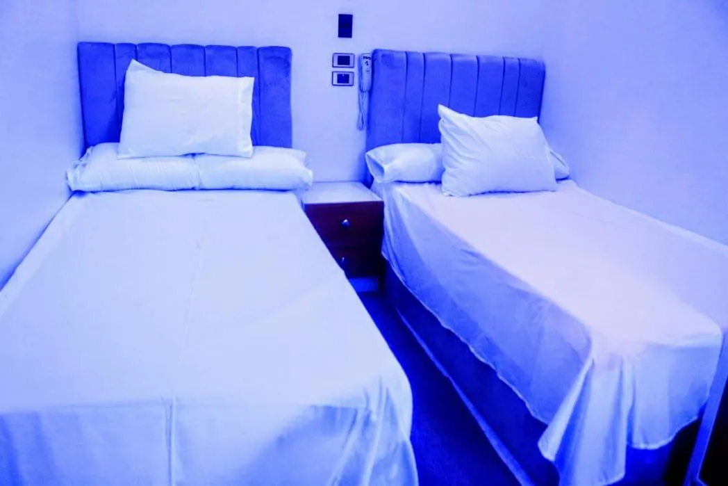 Bed in fabulous view pyramids inn hotel