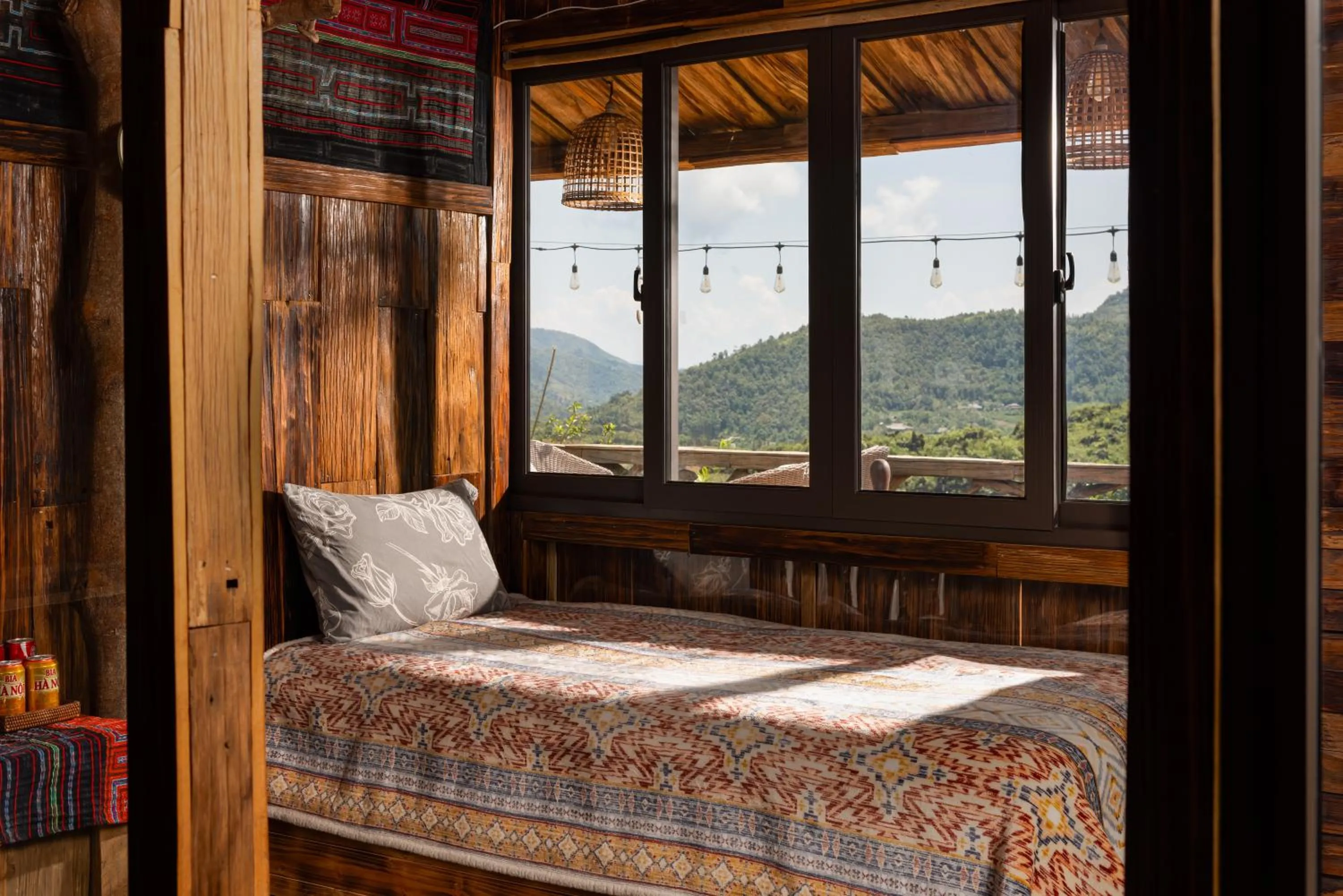 Bed in Ta Phin Cottage