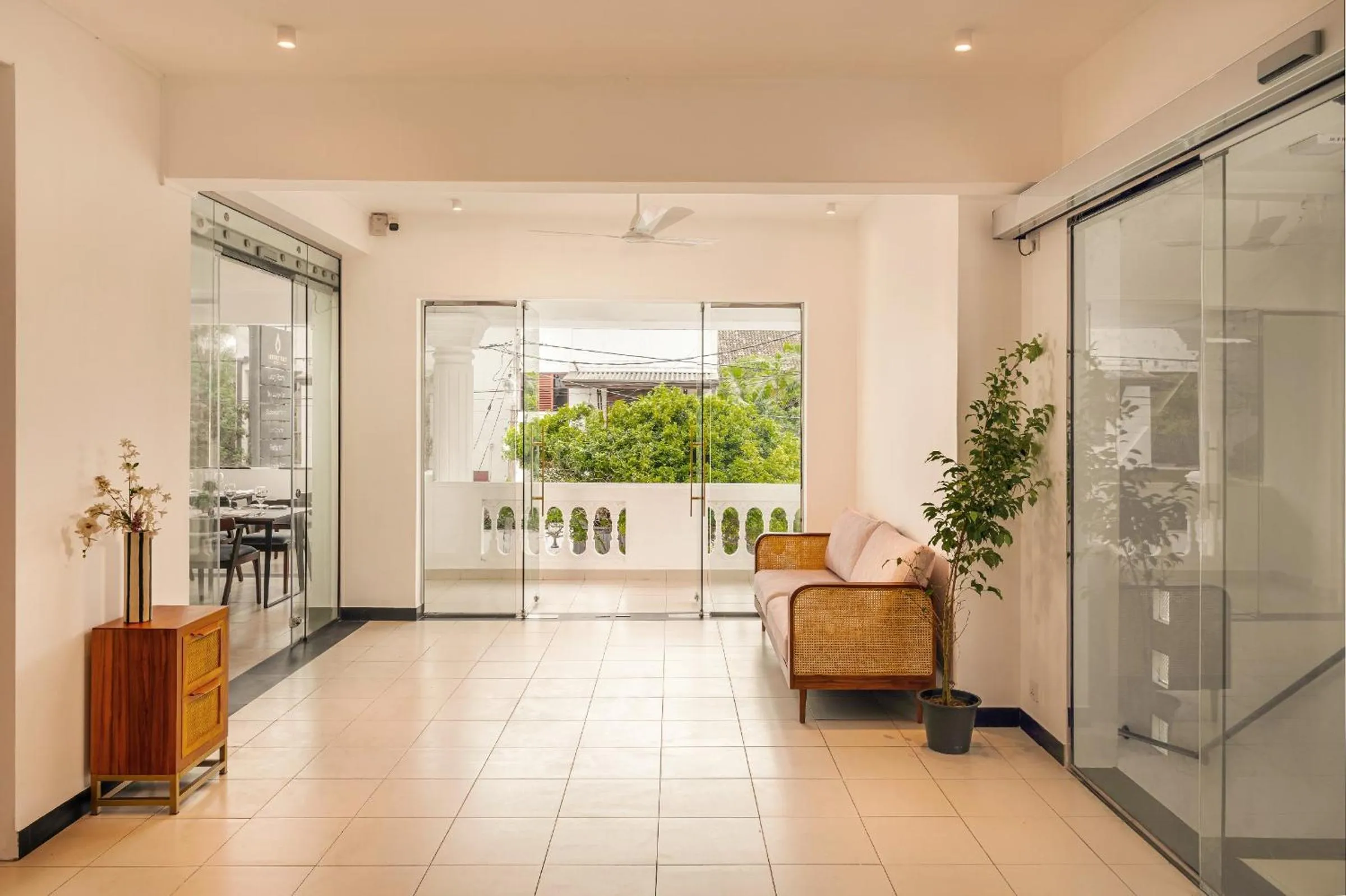 Patio in Beverly Hills Hotel