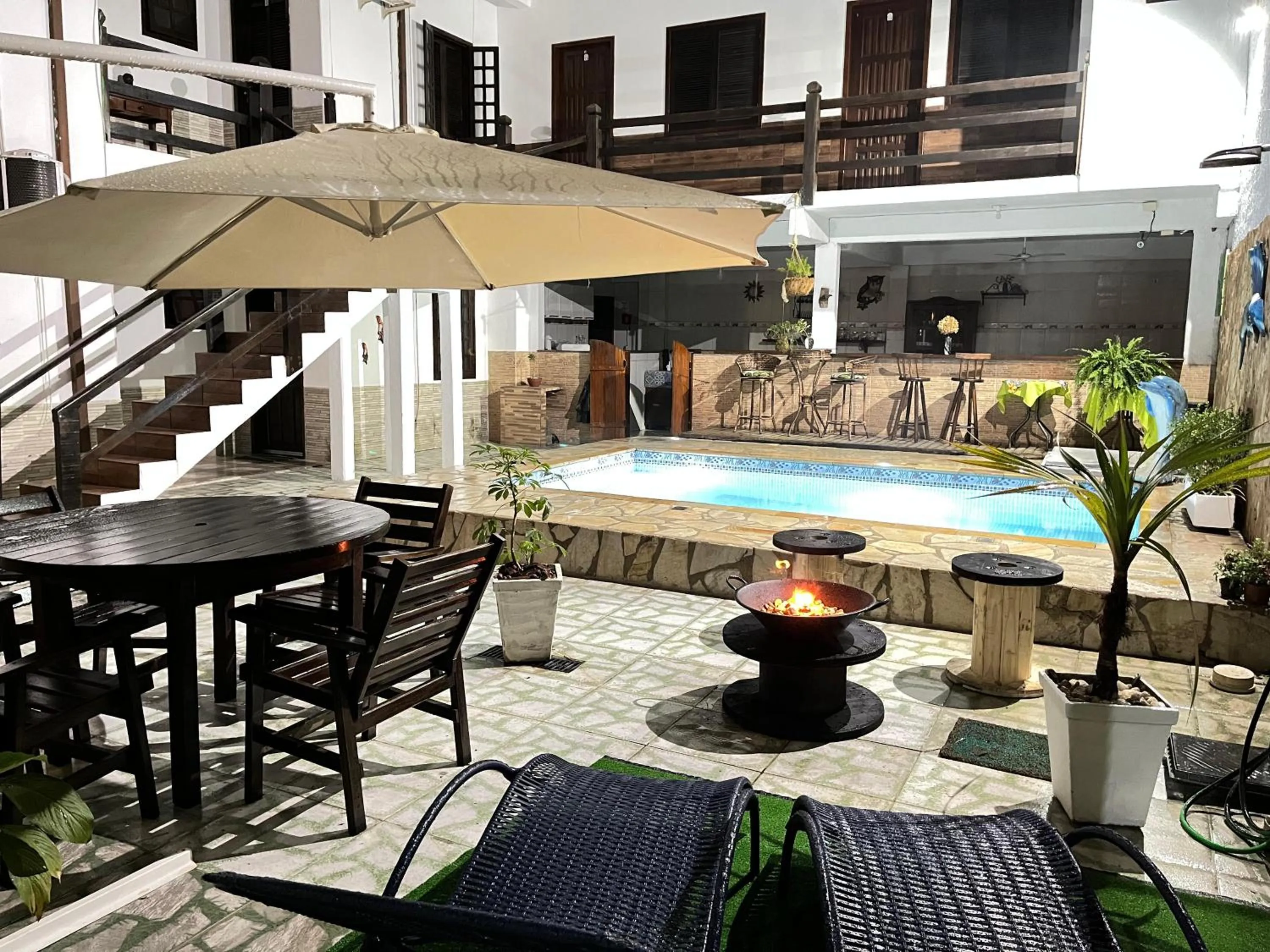 Seating area in Pousada Villa Real Paraty - Localização e café da manhã EXCELENTES"