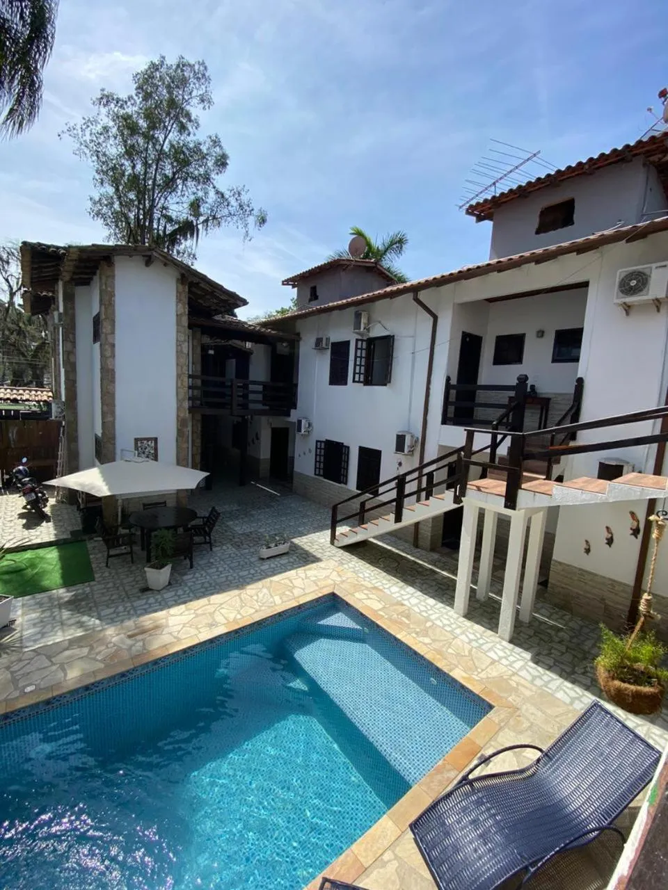 Pool view in Pousada Villa Real Paraty - Localização e café da manhã EXCELENTES"