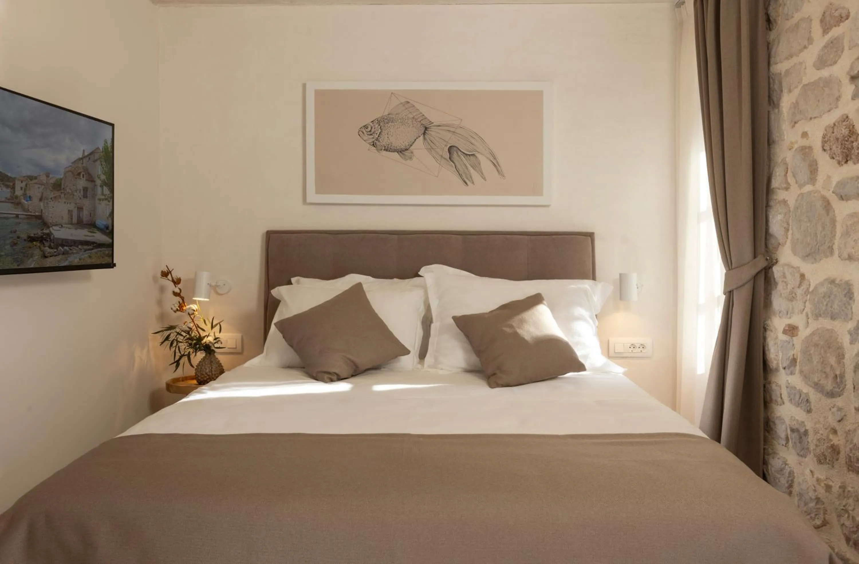 Bed in Villa Miri, Heritage Superior Villa with Swimming Pool
