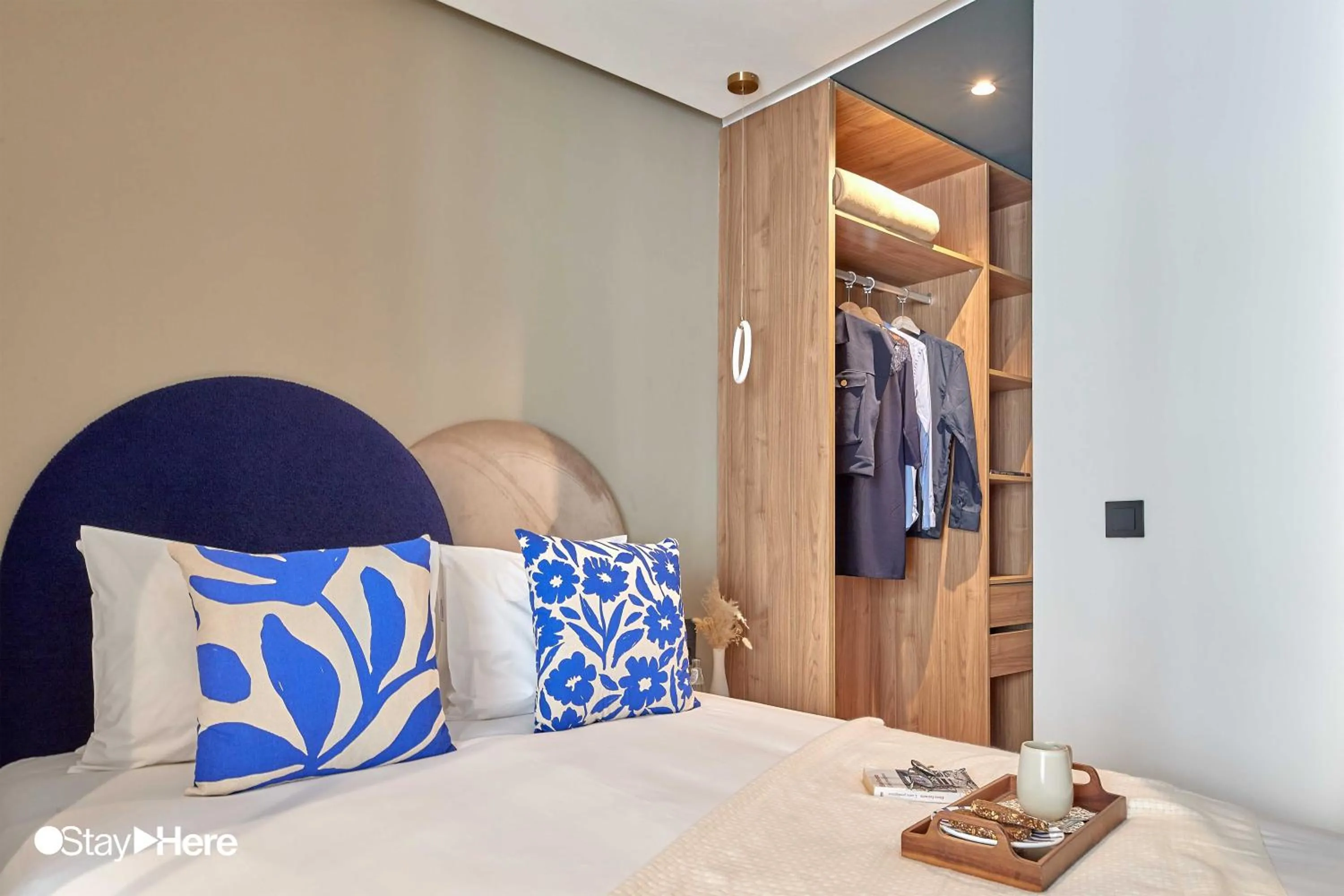 Bedroom, Bed in Stayhere Casablanca - Maarif - Elite Residence