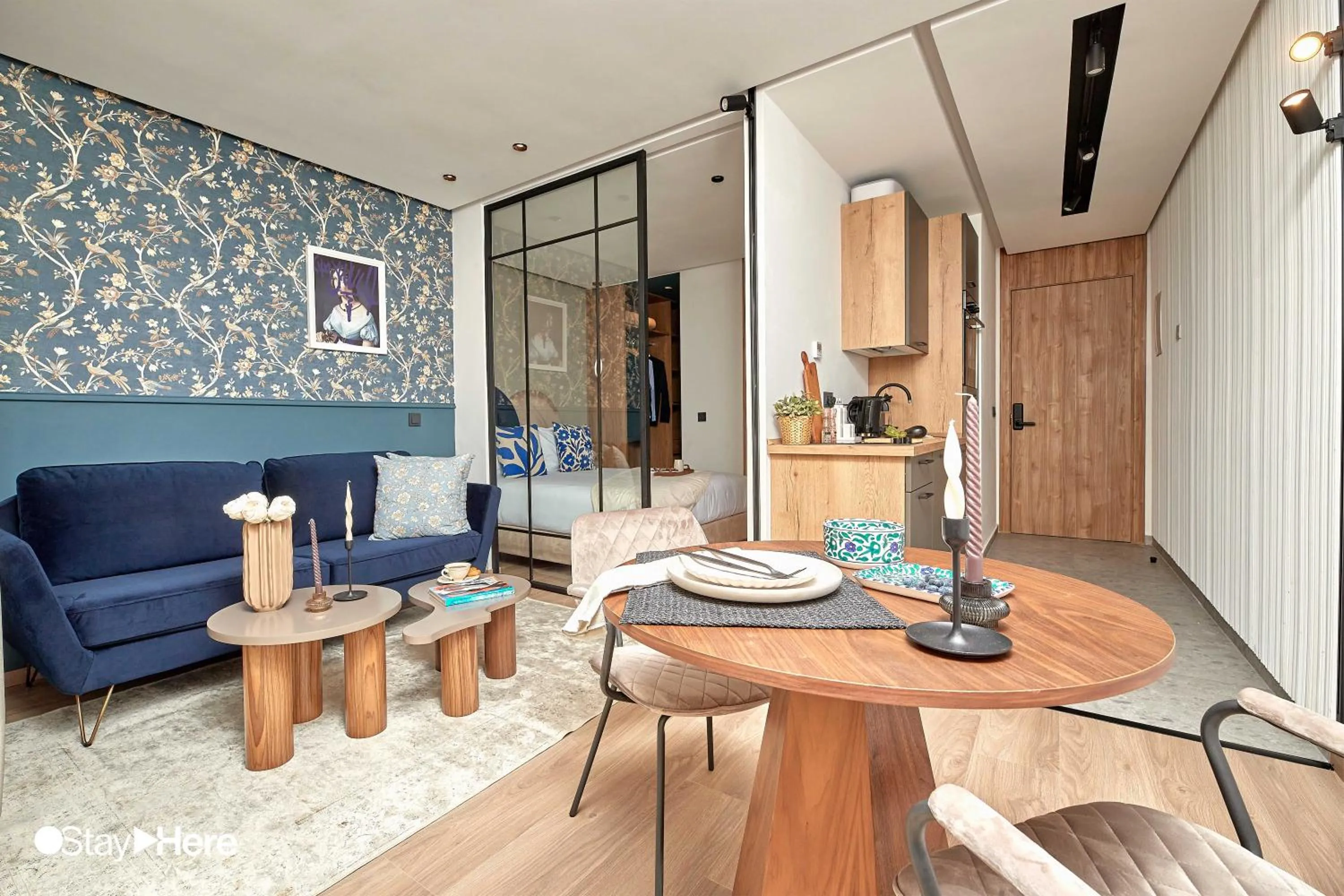 Kitchen or kitchenette in Stayhere Casablanca - Maarif - Elite Residence