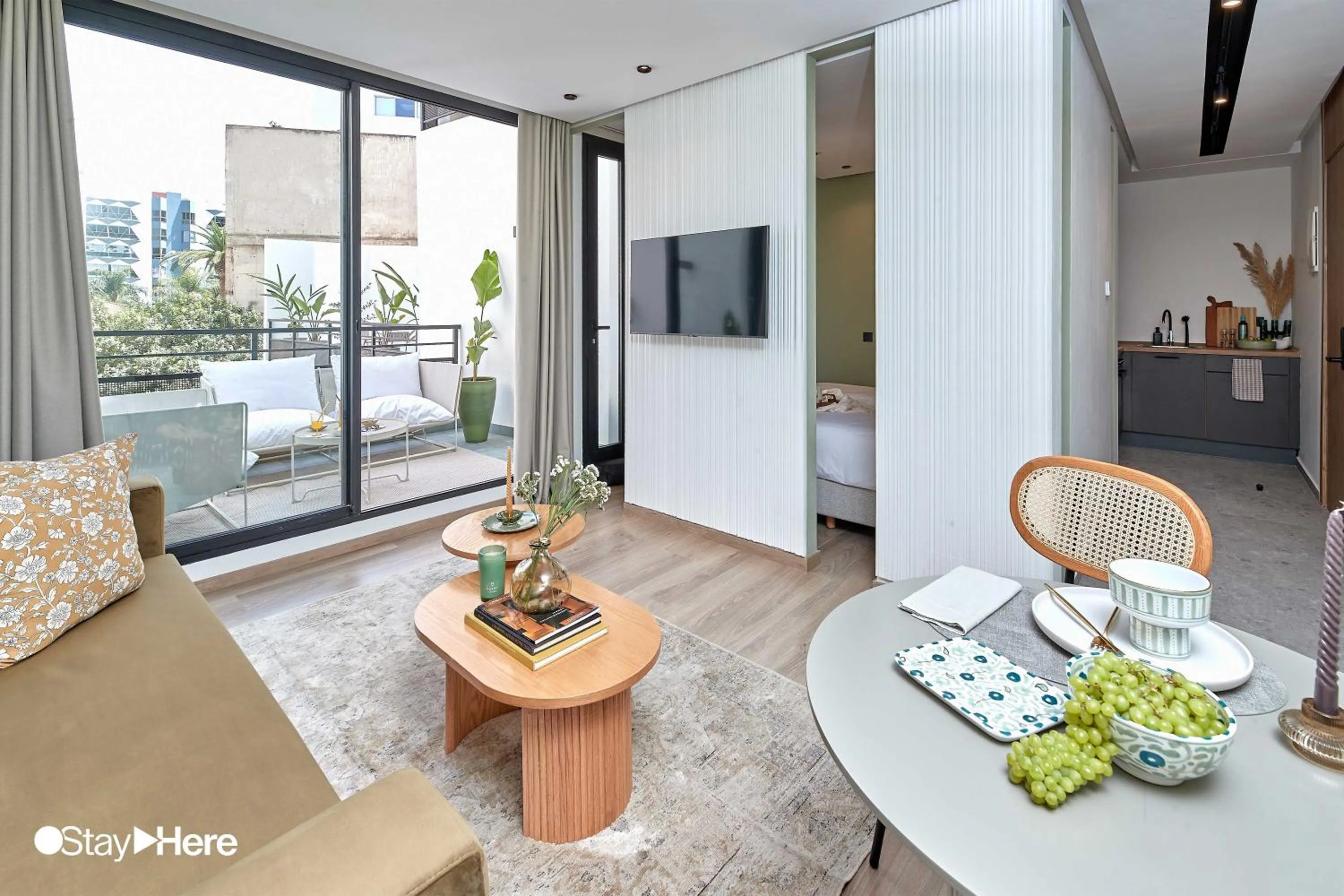 Living room in Stayhere Casablanca - Maarif - Elite Residence