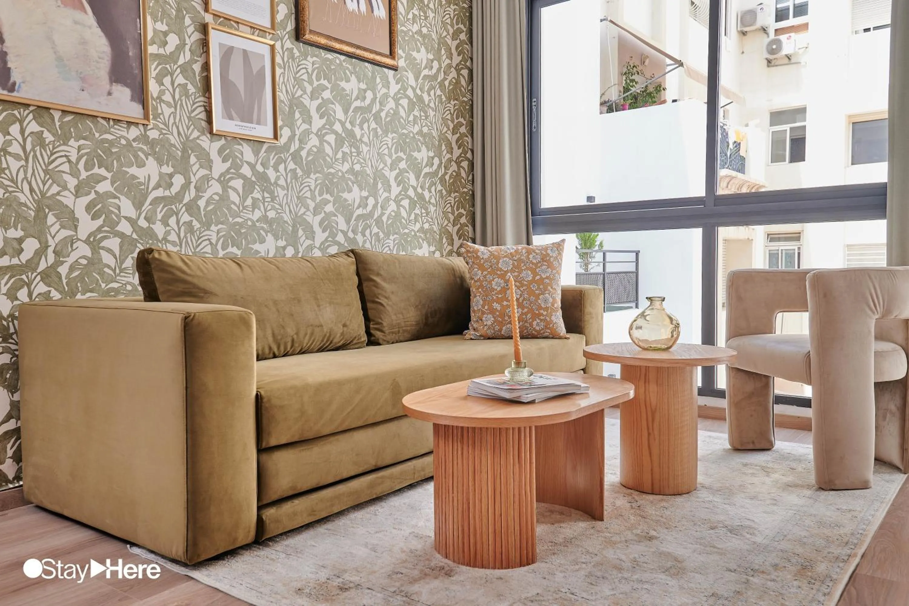 Living room in Stayhere Casablanca - Maarif - Elite Residence