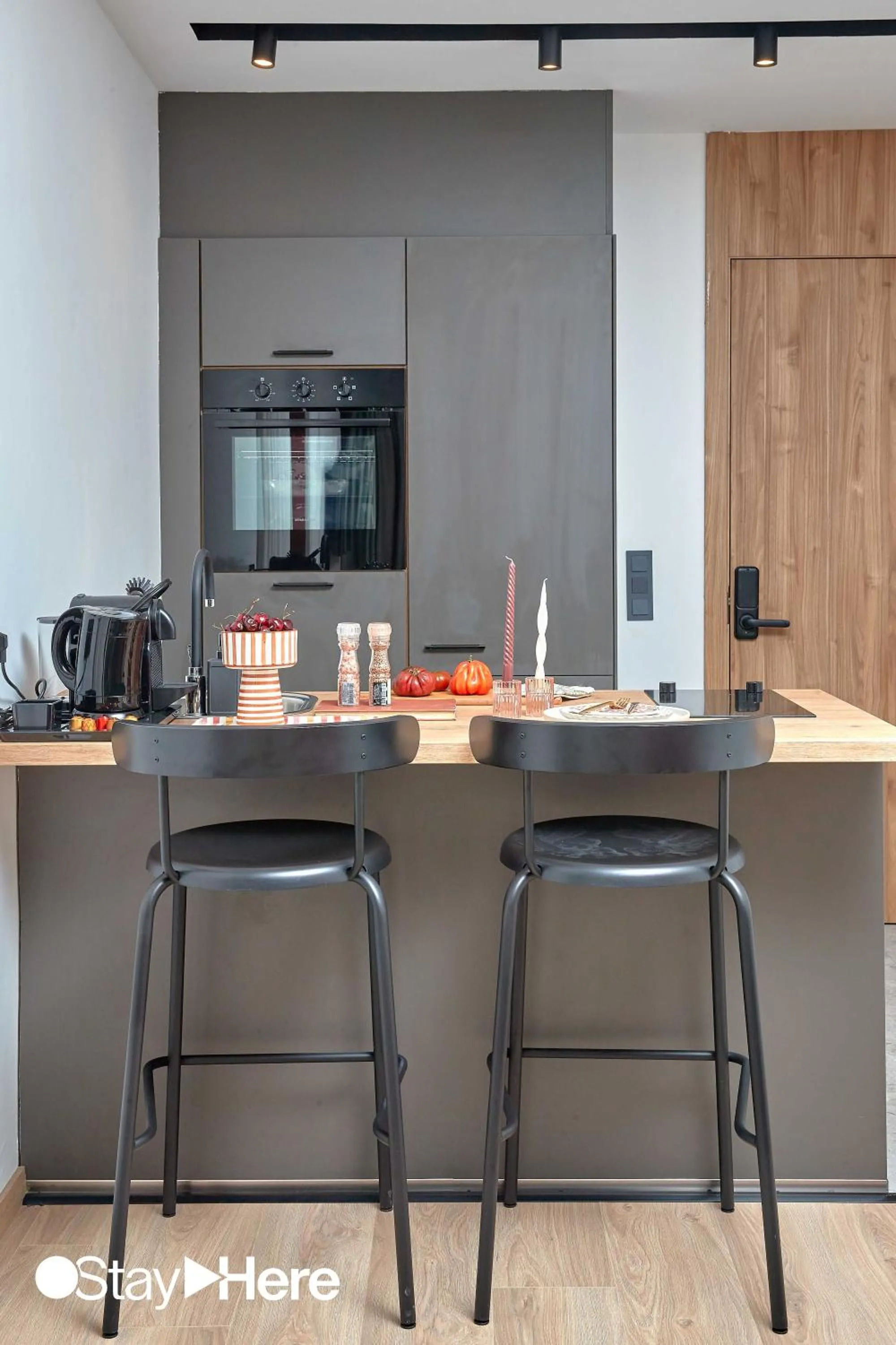 Kitchen or kitchenette in Stayhere Casablanca - Maarif - Elite Residence