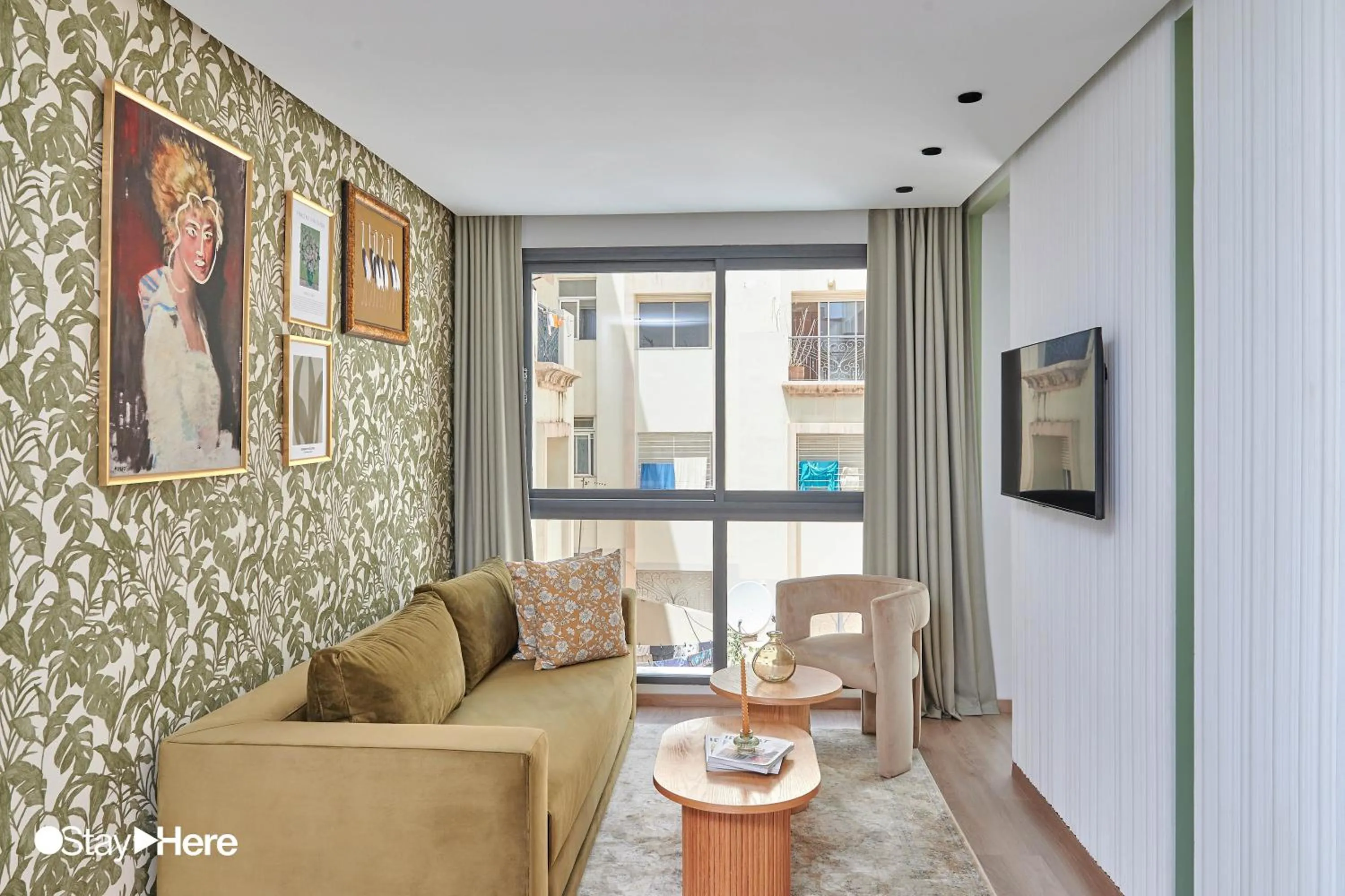 Living room in Stayhere Casablanca - Maarif - Elite Residence