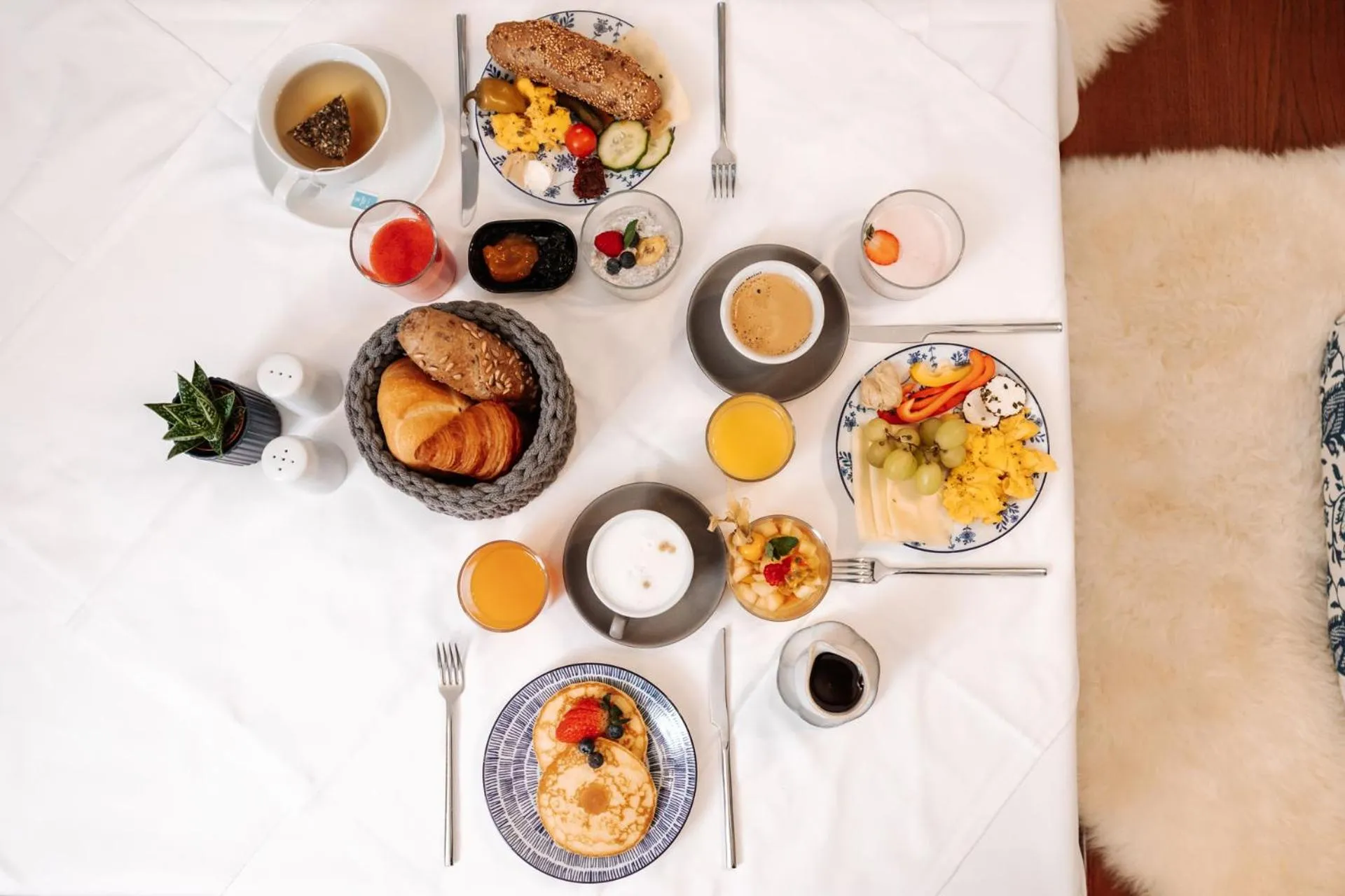 Breakfast in Hubertus Boutiquehotel Filzmoos