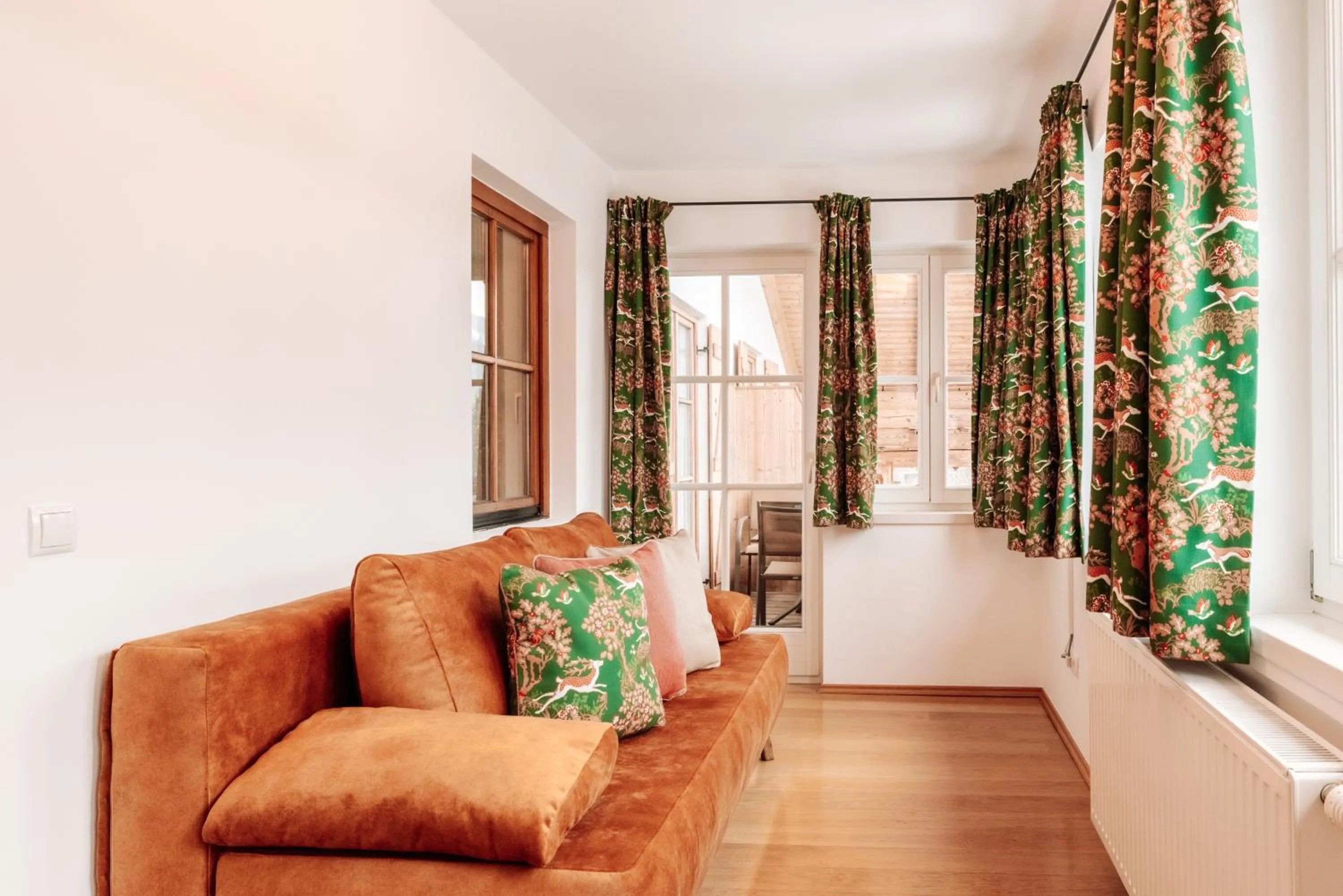 Seating area in Hubertus Boutiquehotel Filzmoos