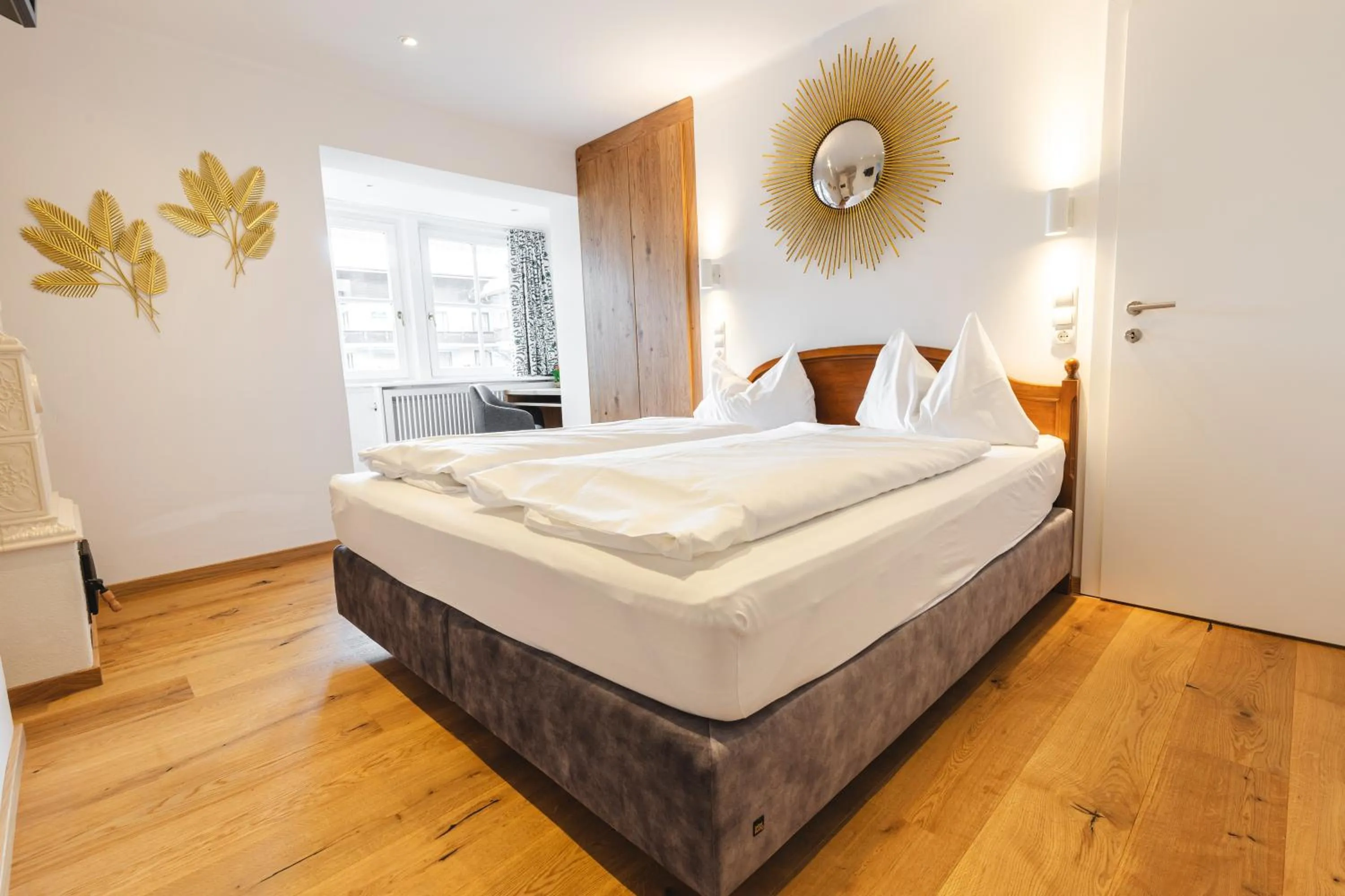 Bed in Hubertus Boutiquehotel Filzmoos