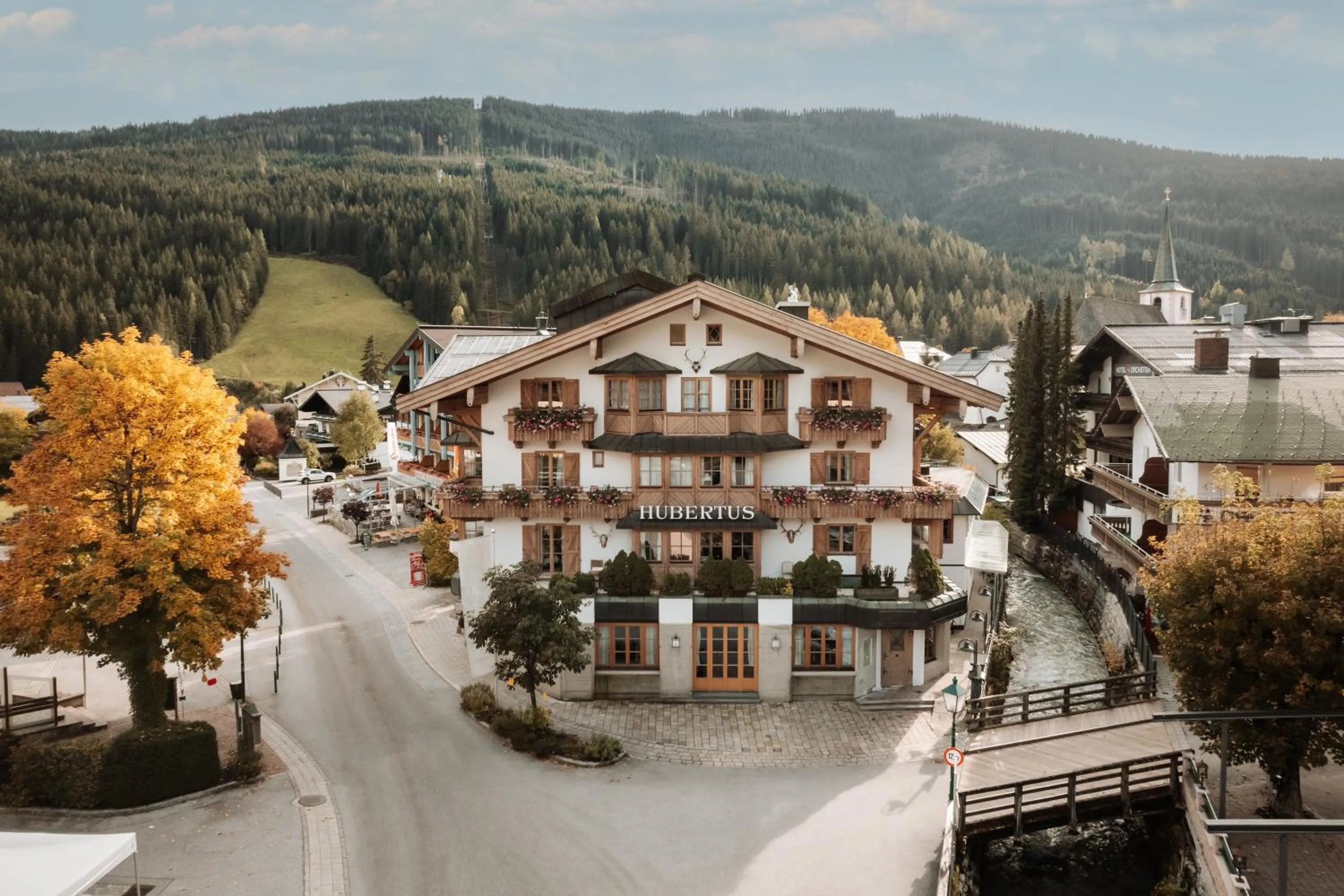 Property building in Hubertus Boutiquehotel Filzmoos