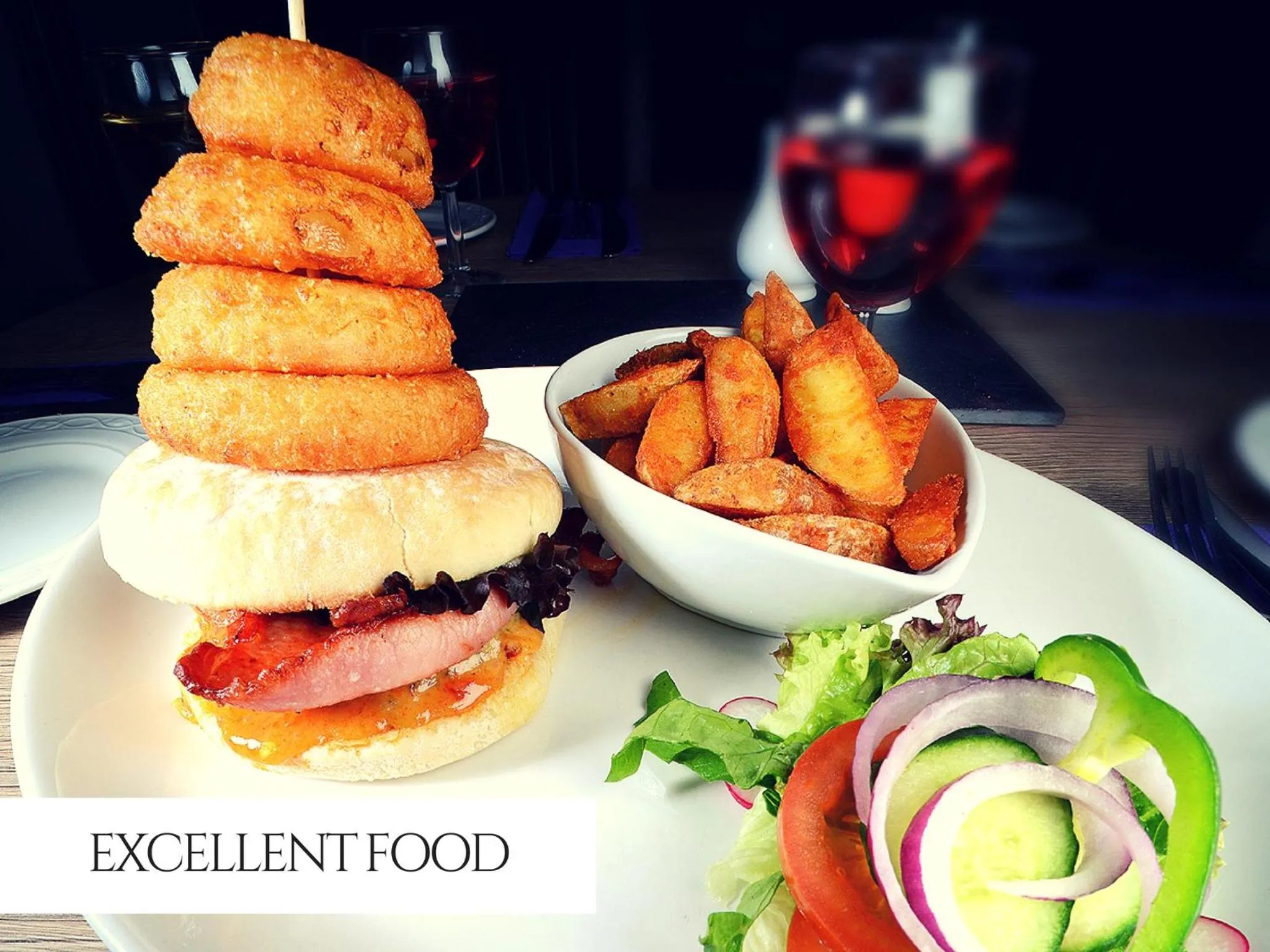 Food close-up in Royal Carlton Hotel