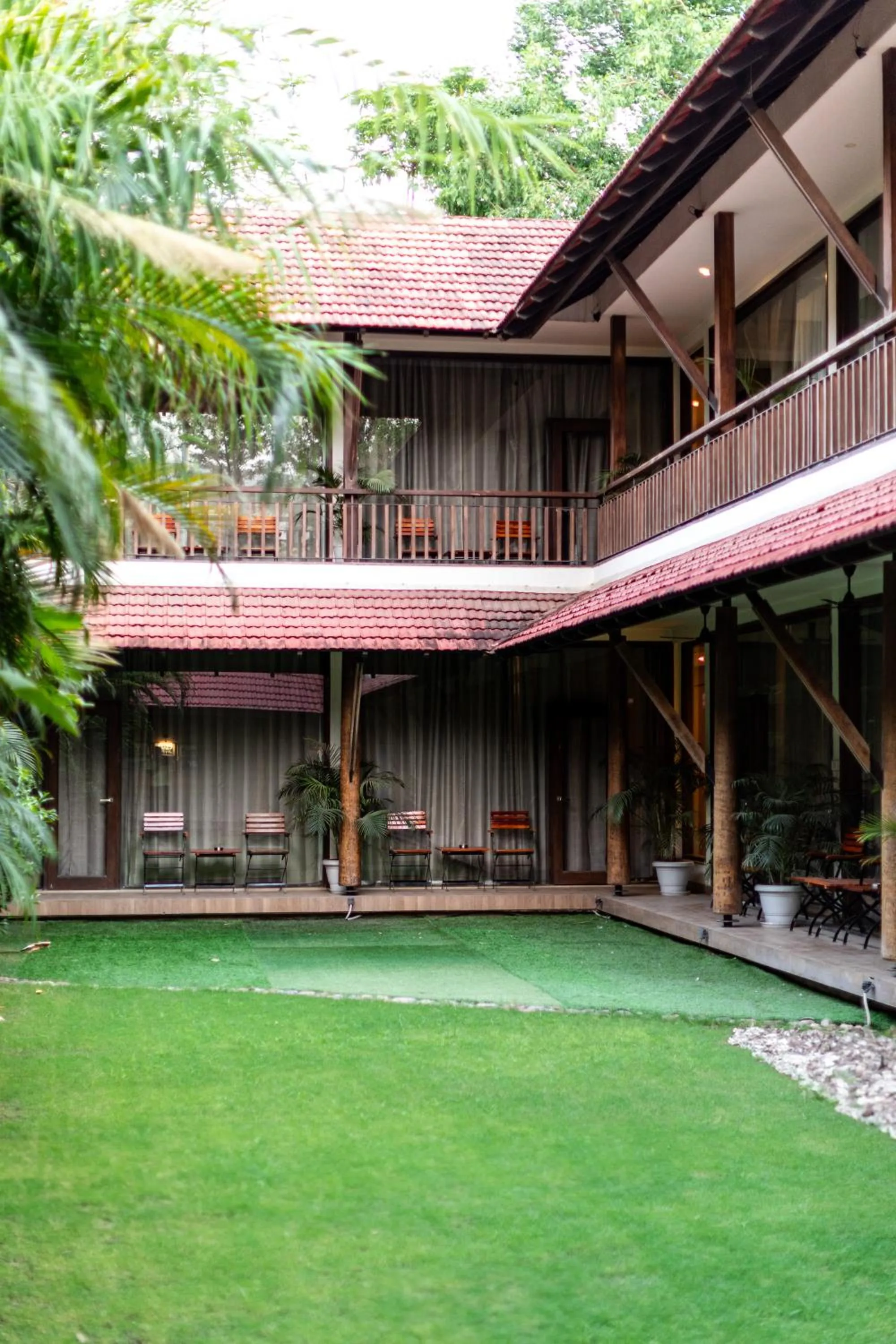 Garden in Kwality's Motel Shiraz