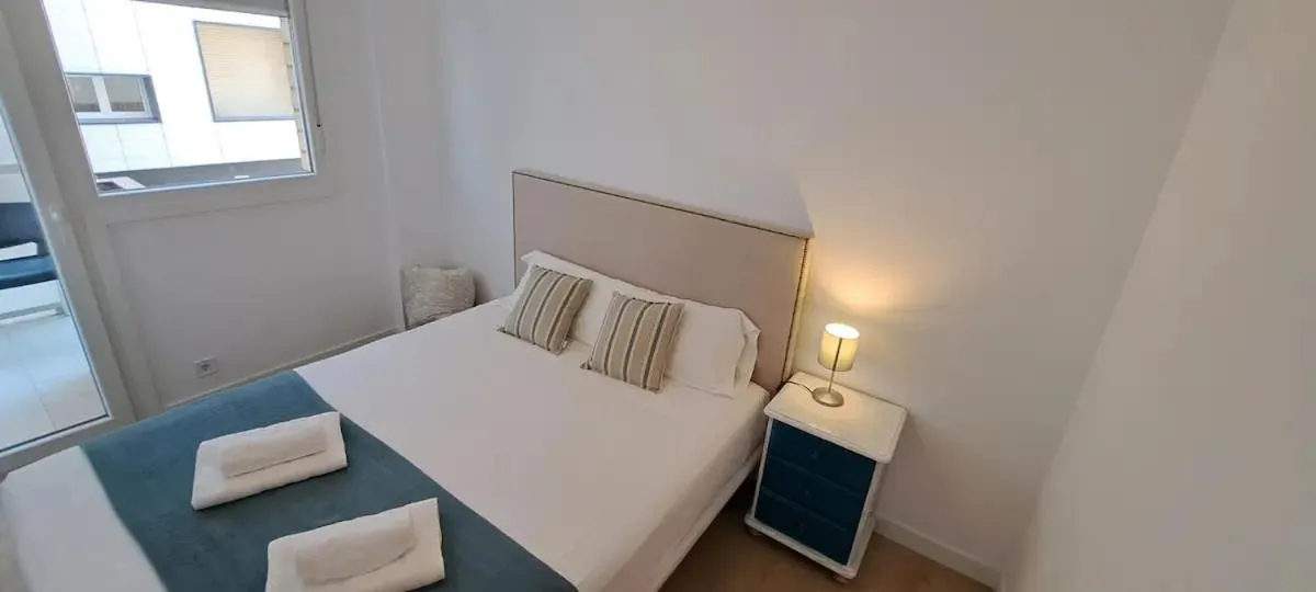 Bed in La Arena Apartamentos Zierbena