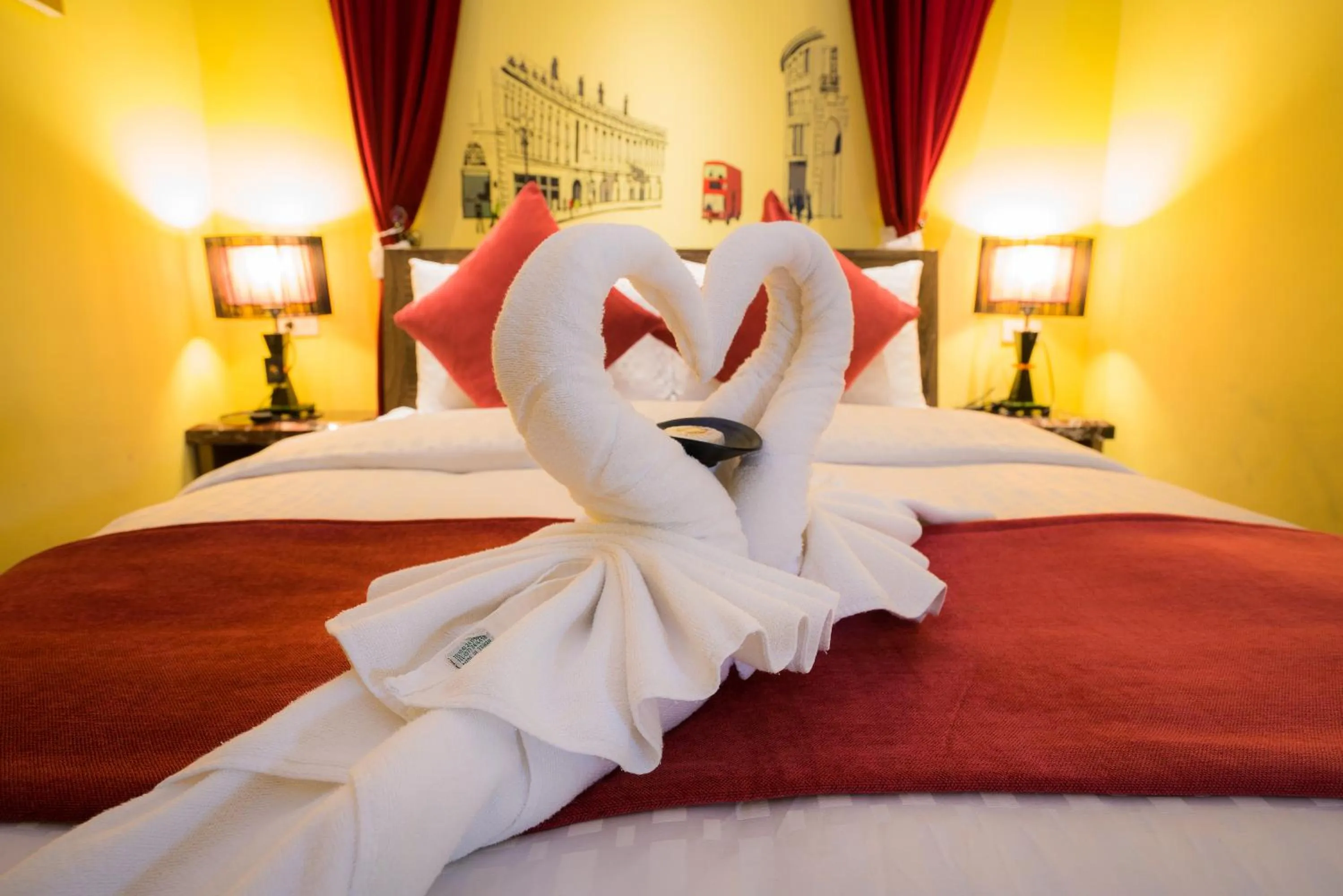 Decorative detail, Bed in Kenting 157 Boutique Hotel