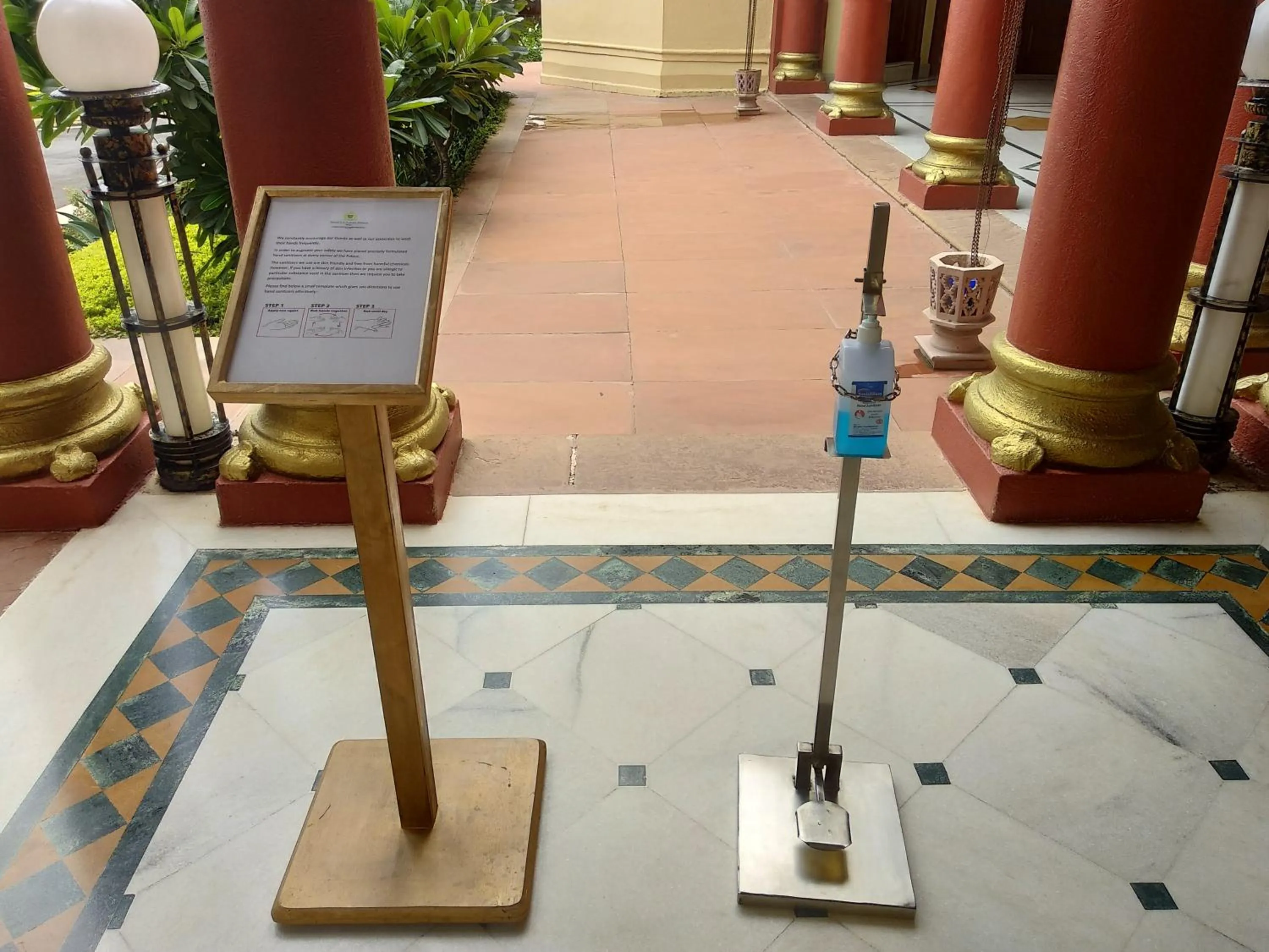 Location in Noor-Us-Sabah Palace