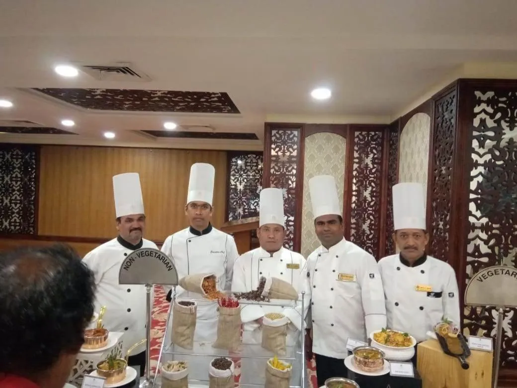 Staff in Noor-Us-Sabah Palace