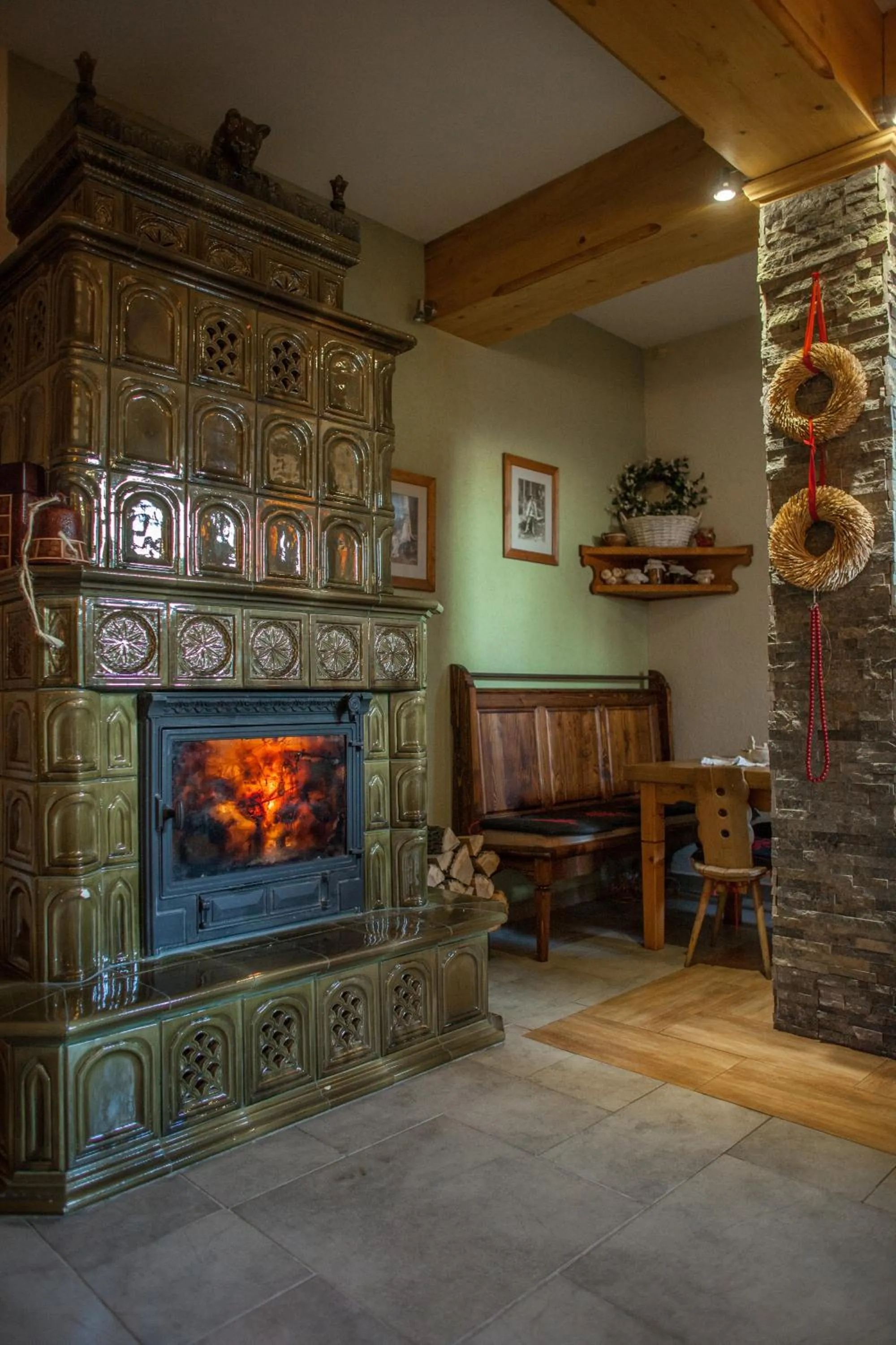 Decorative detail in Willa Ryś