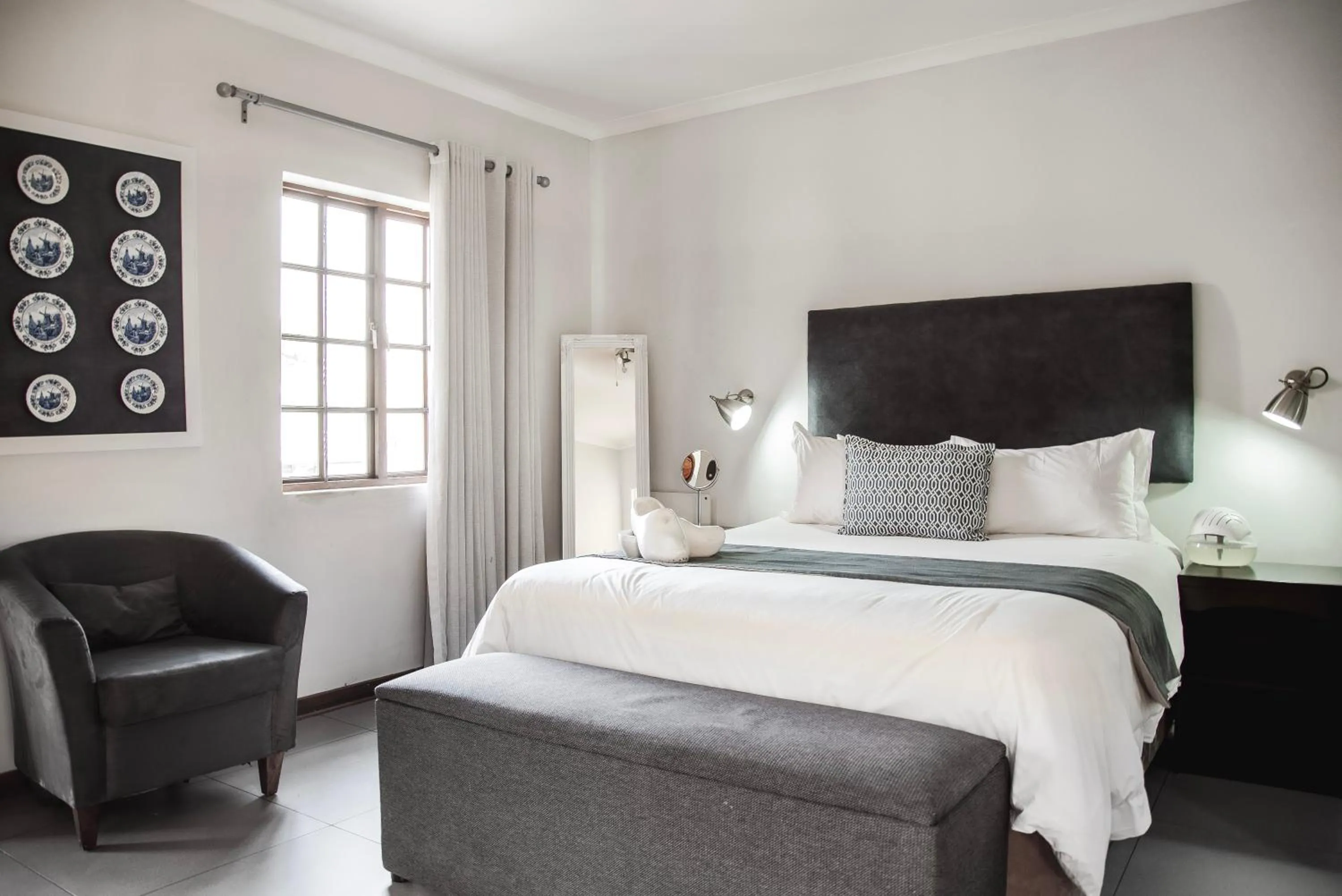 Bed in Yalla Yalla Boutique Hotel