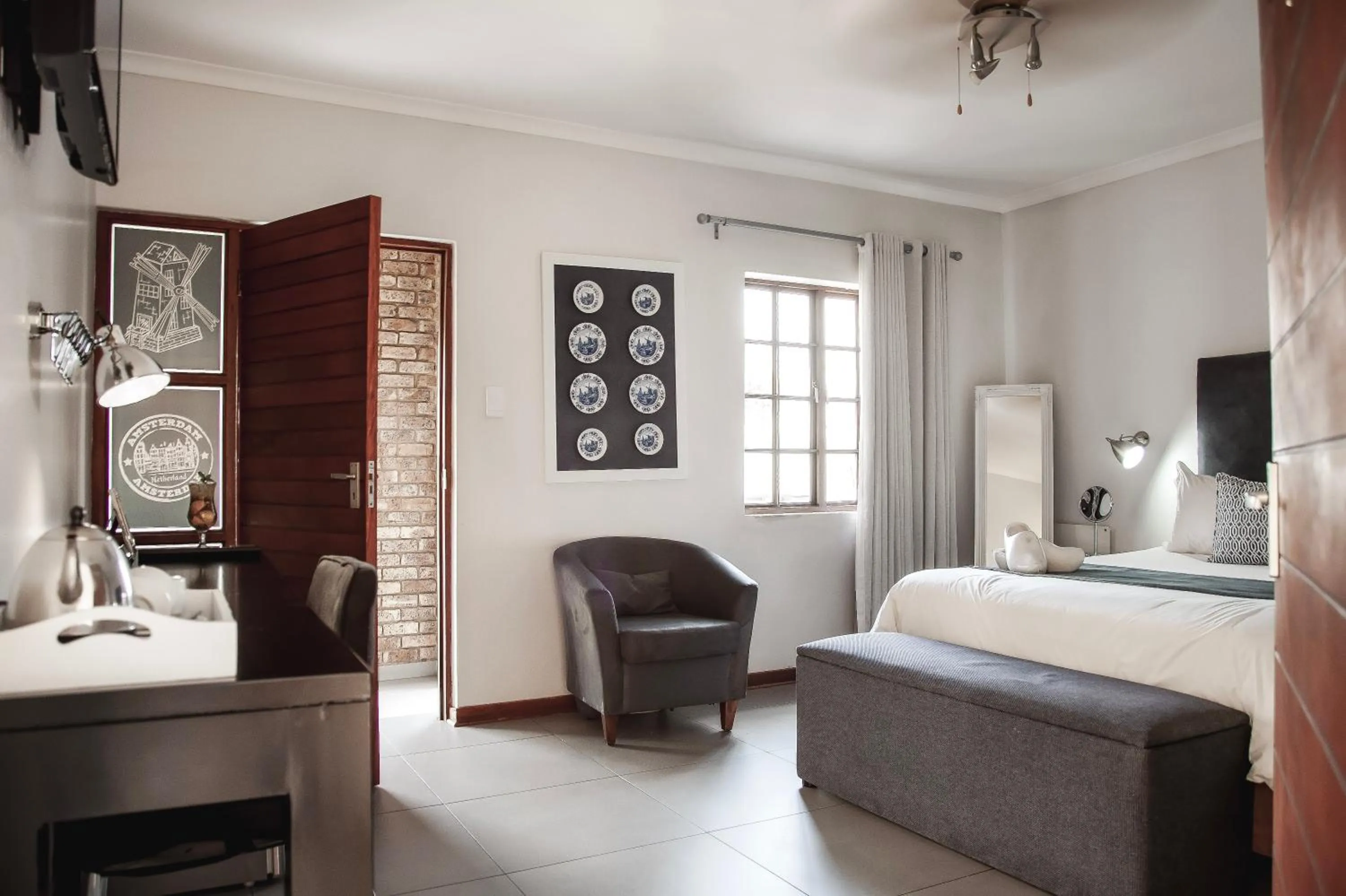 Bed in Yalla Yalla Boutique Hotel