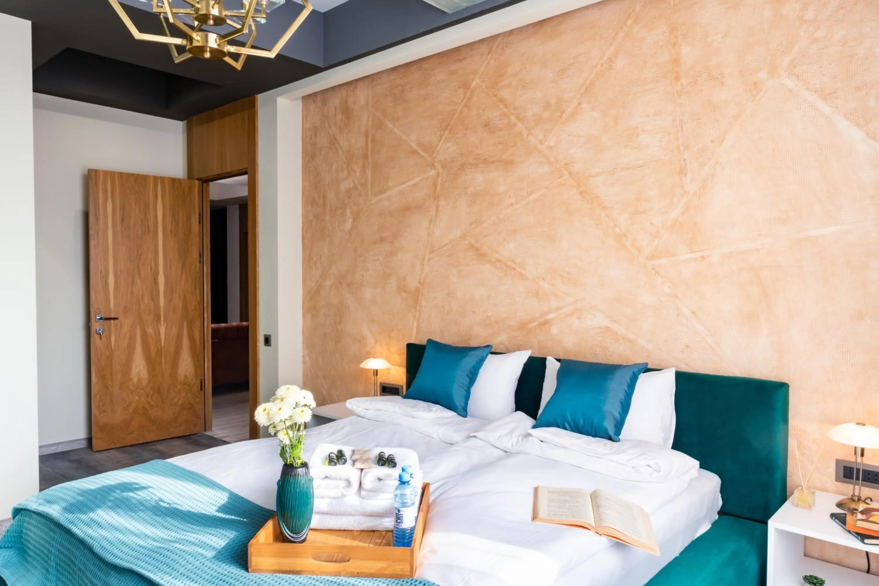 Bed in hotelise I Escape Apartment