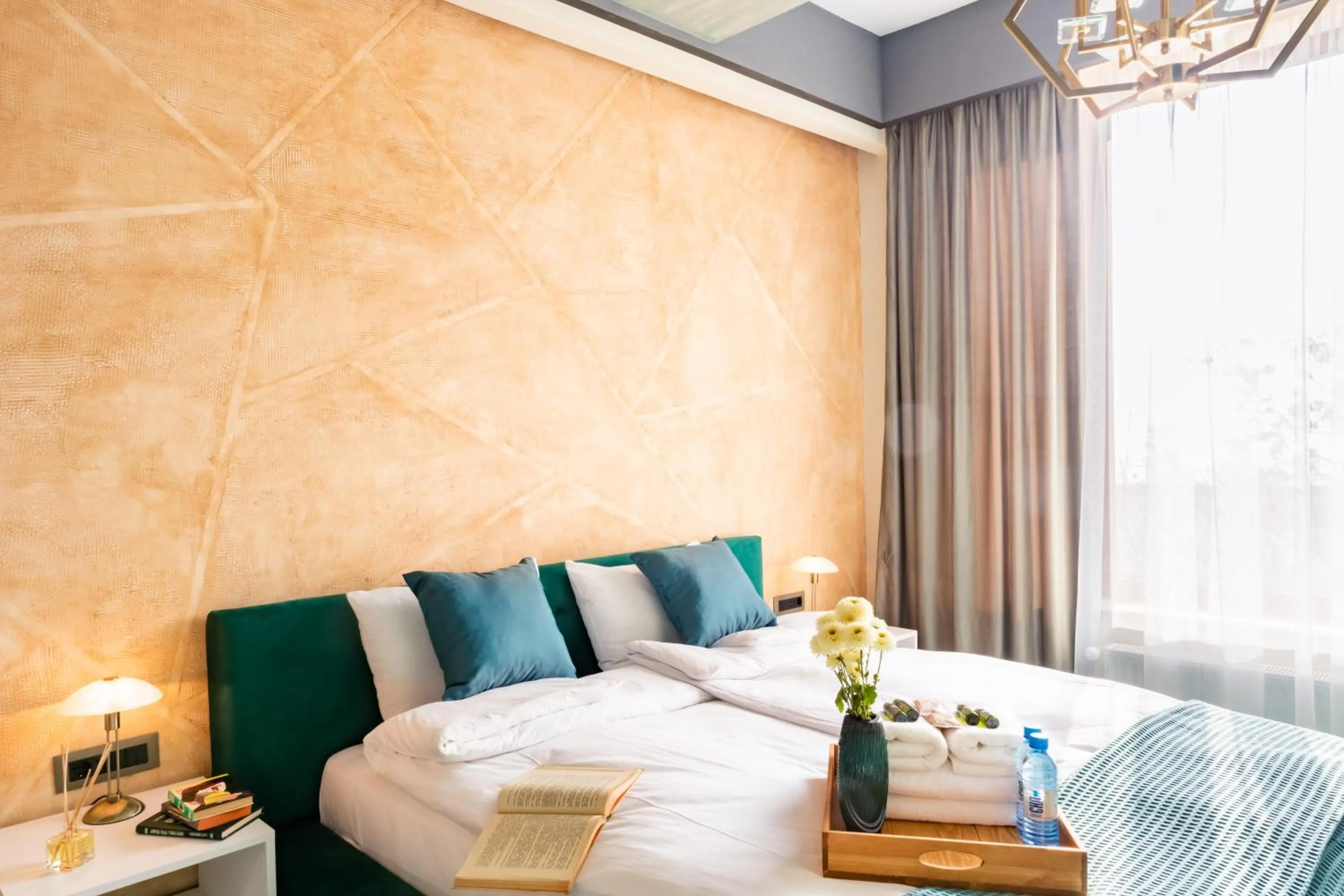 Bed in hotelise I Escape Apartment