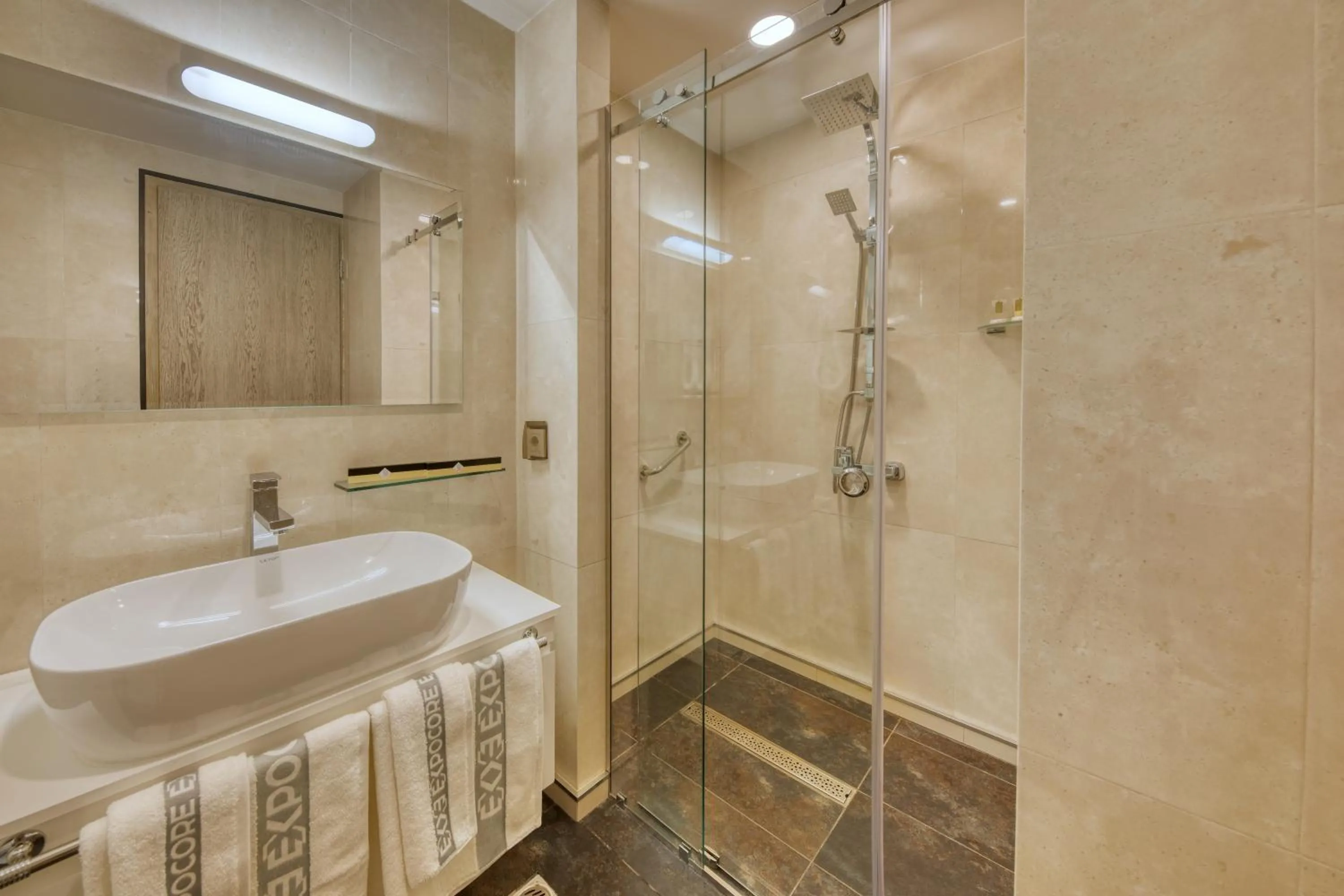 Shower in Expocore Hotel