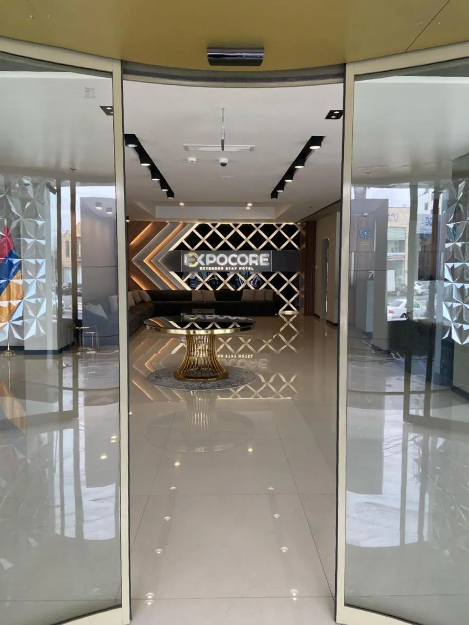Facade/entrance in Expocore Hotel