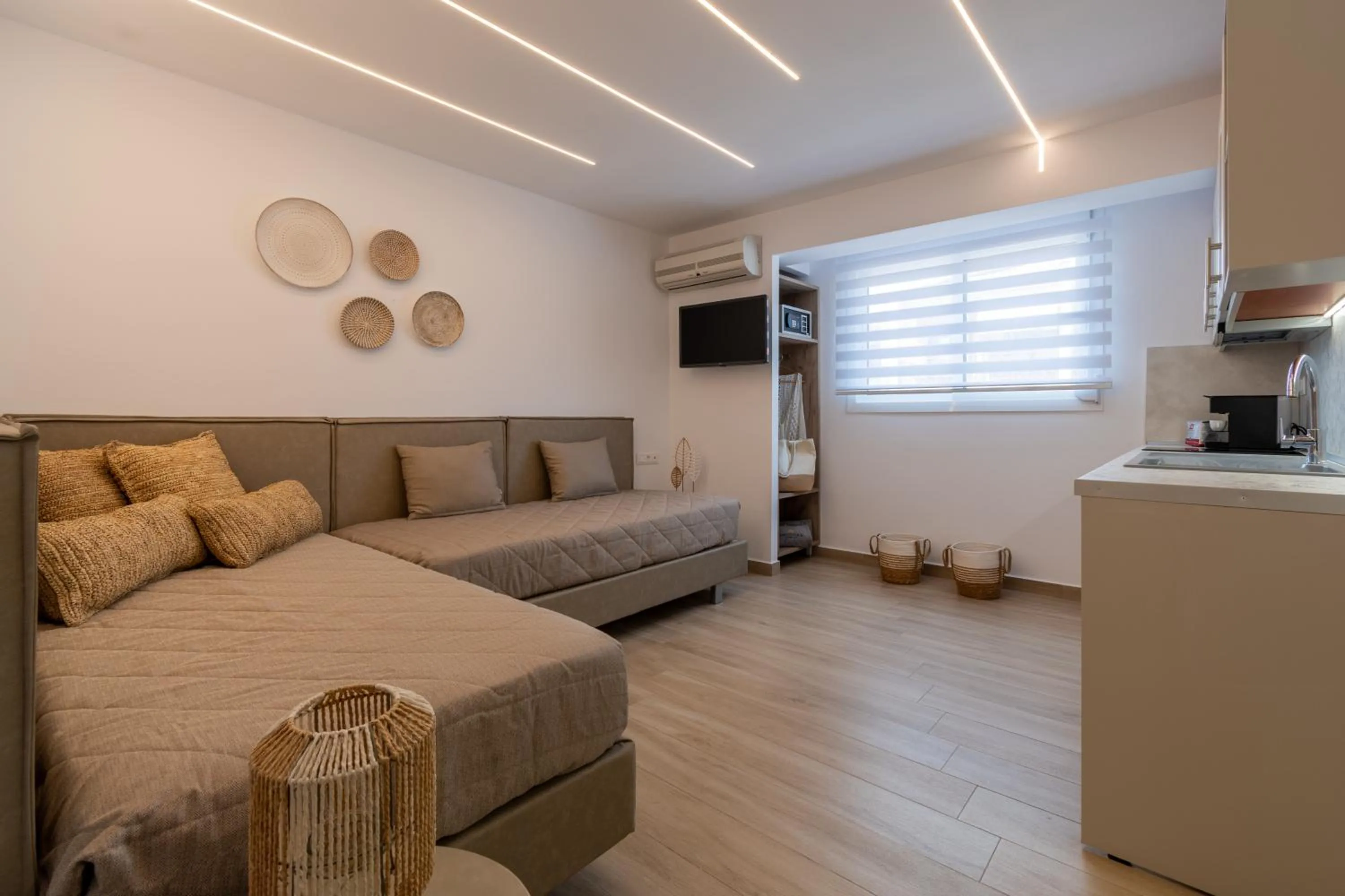 Bed in Hotel Agni On The Beach