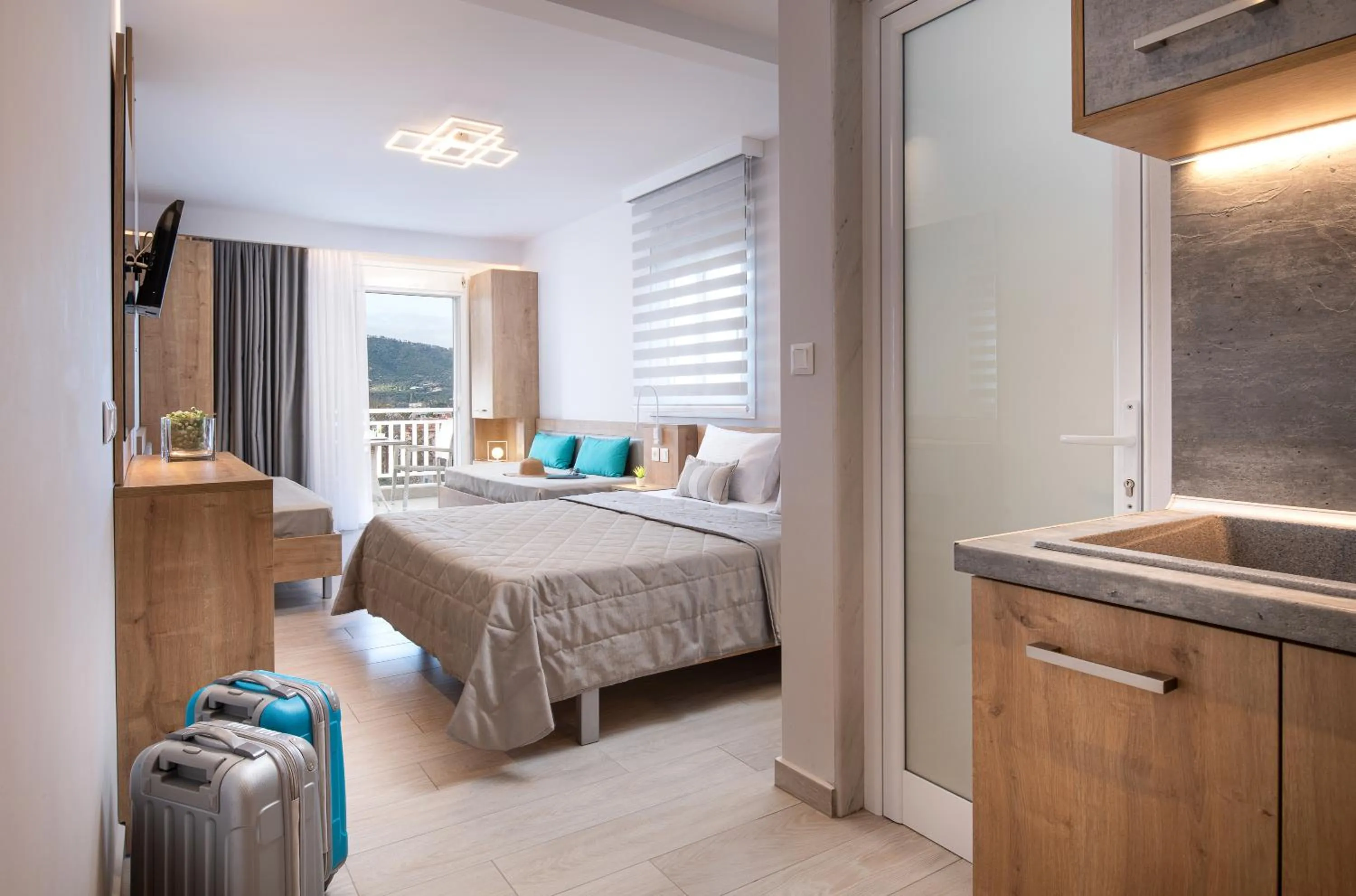 Bed in Hotel Agni On The Beach