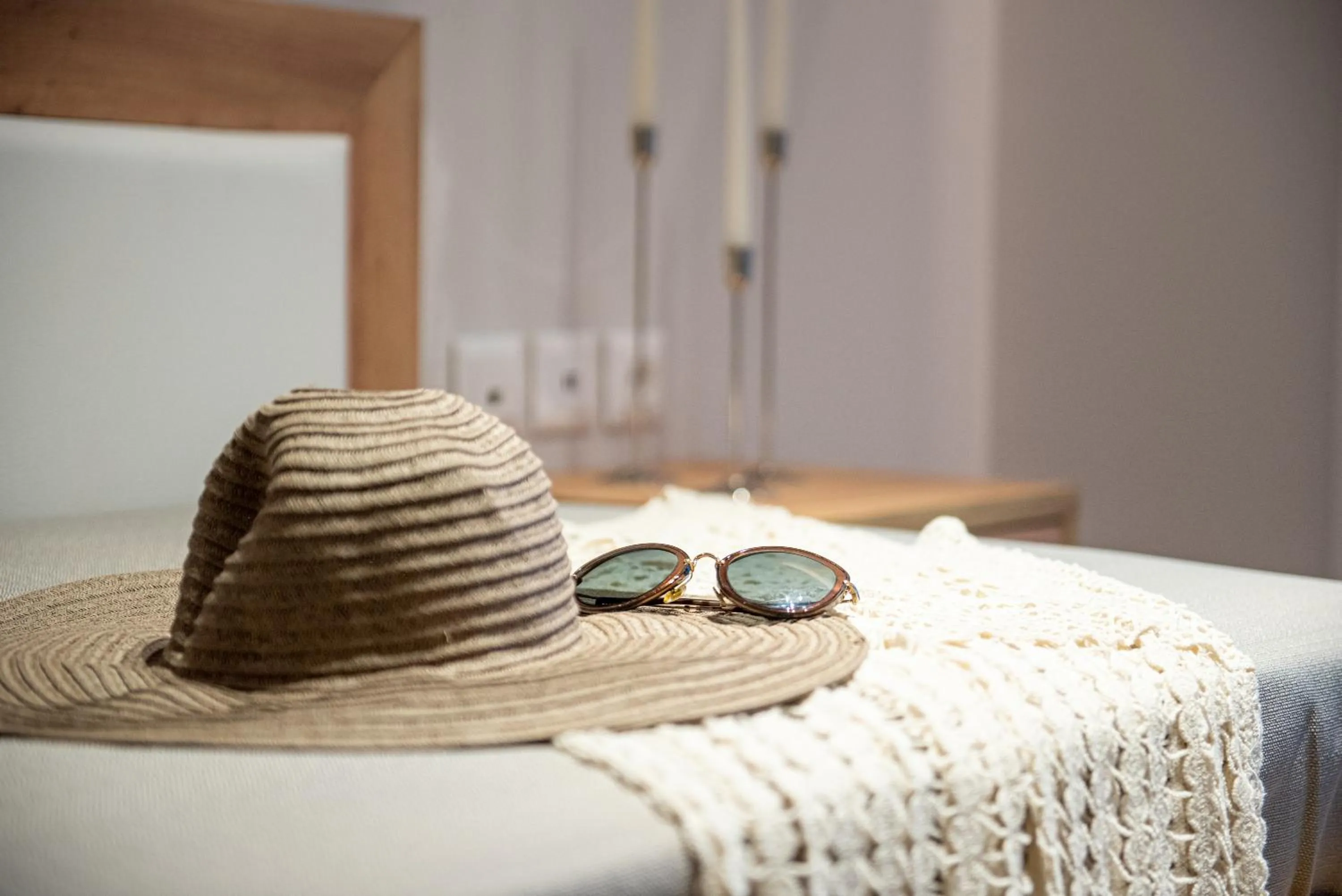 Decorative detail, Bed in Hotel Agni On The Beach