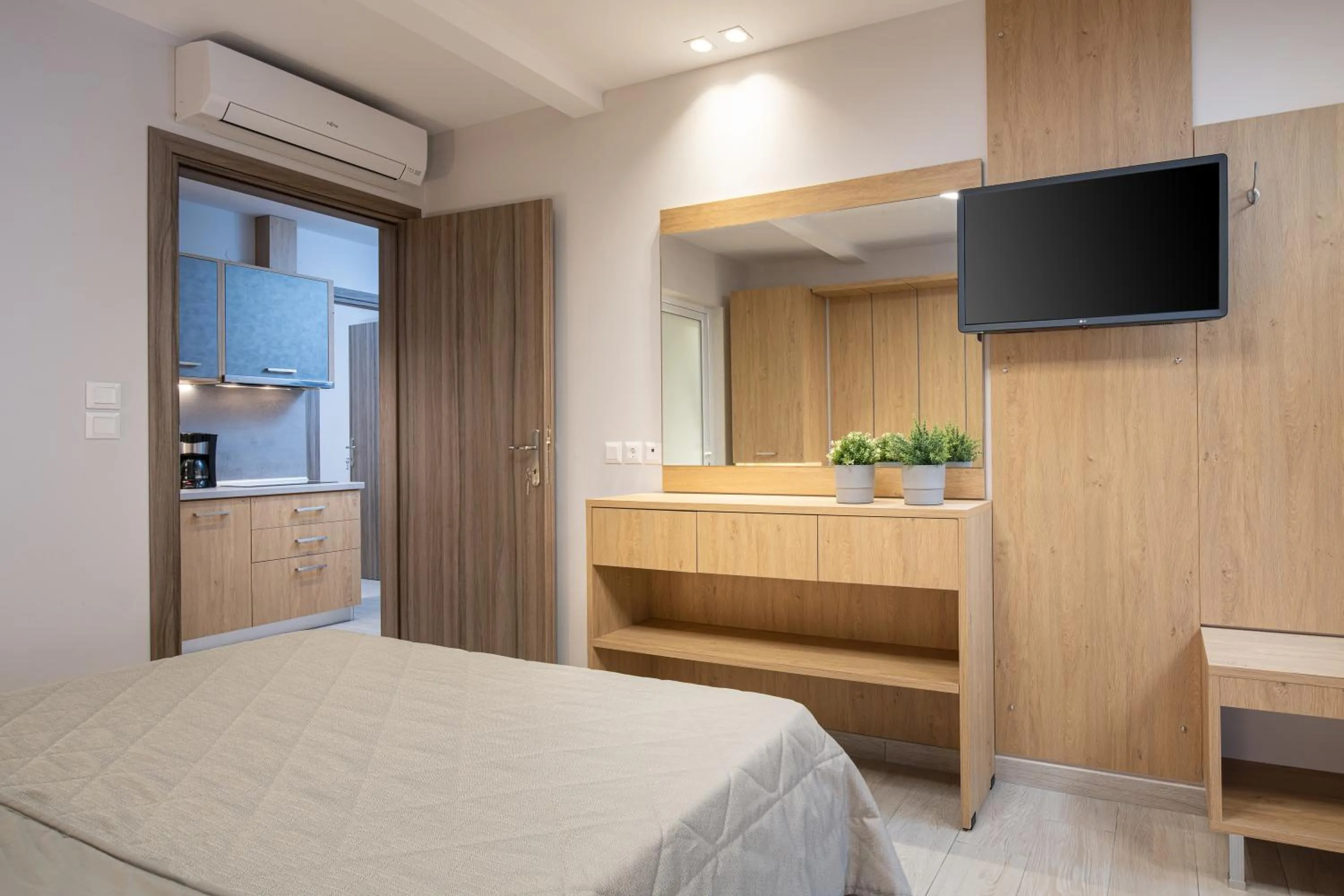 Bed in Hotel Agni On The Beach