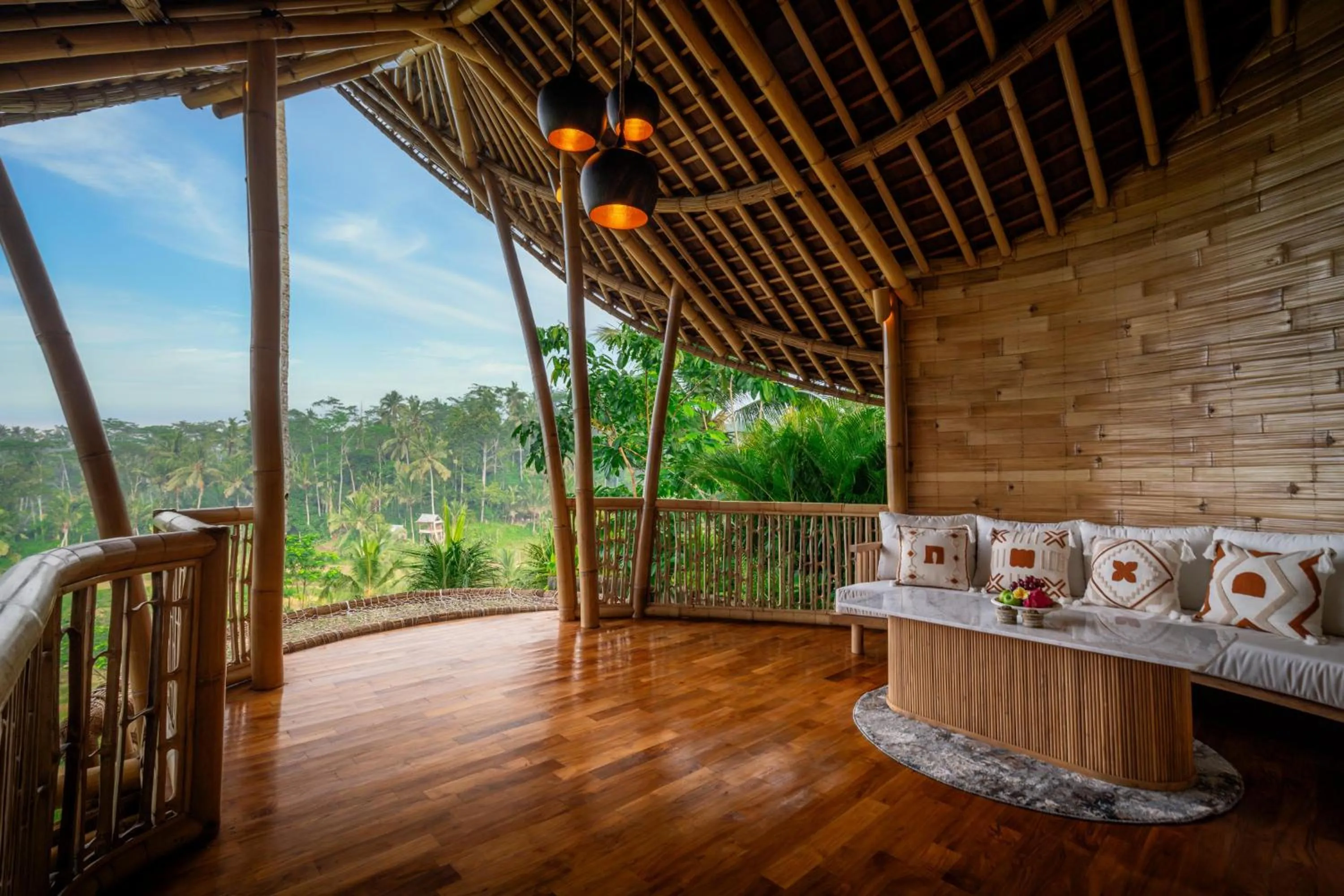 Natural landscape in Bambootel Sawah View