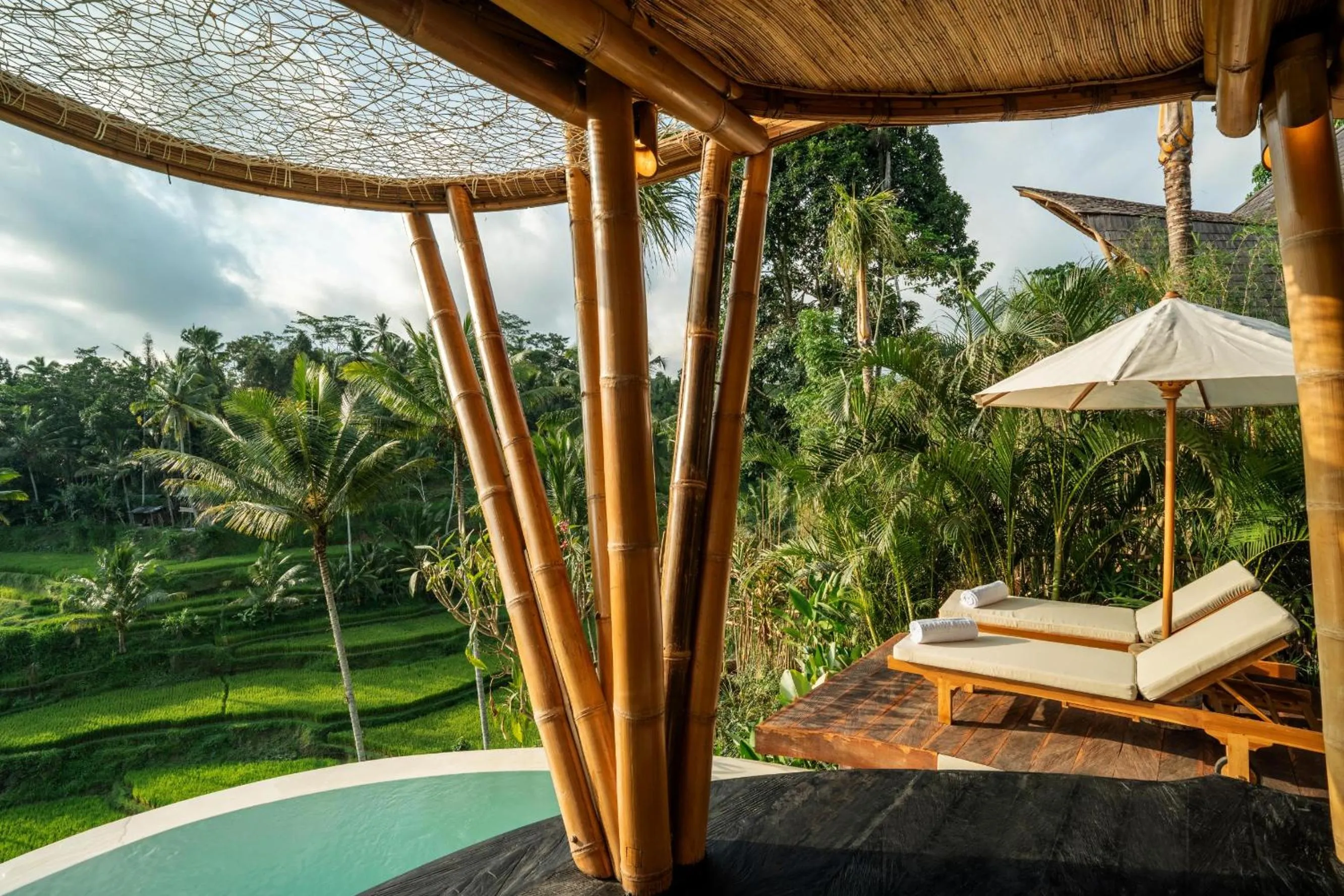 View (from property/room) in Bambootel Sawah View