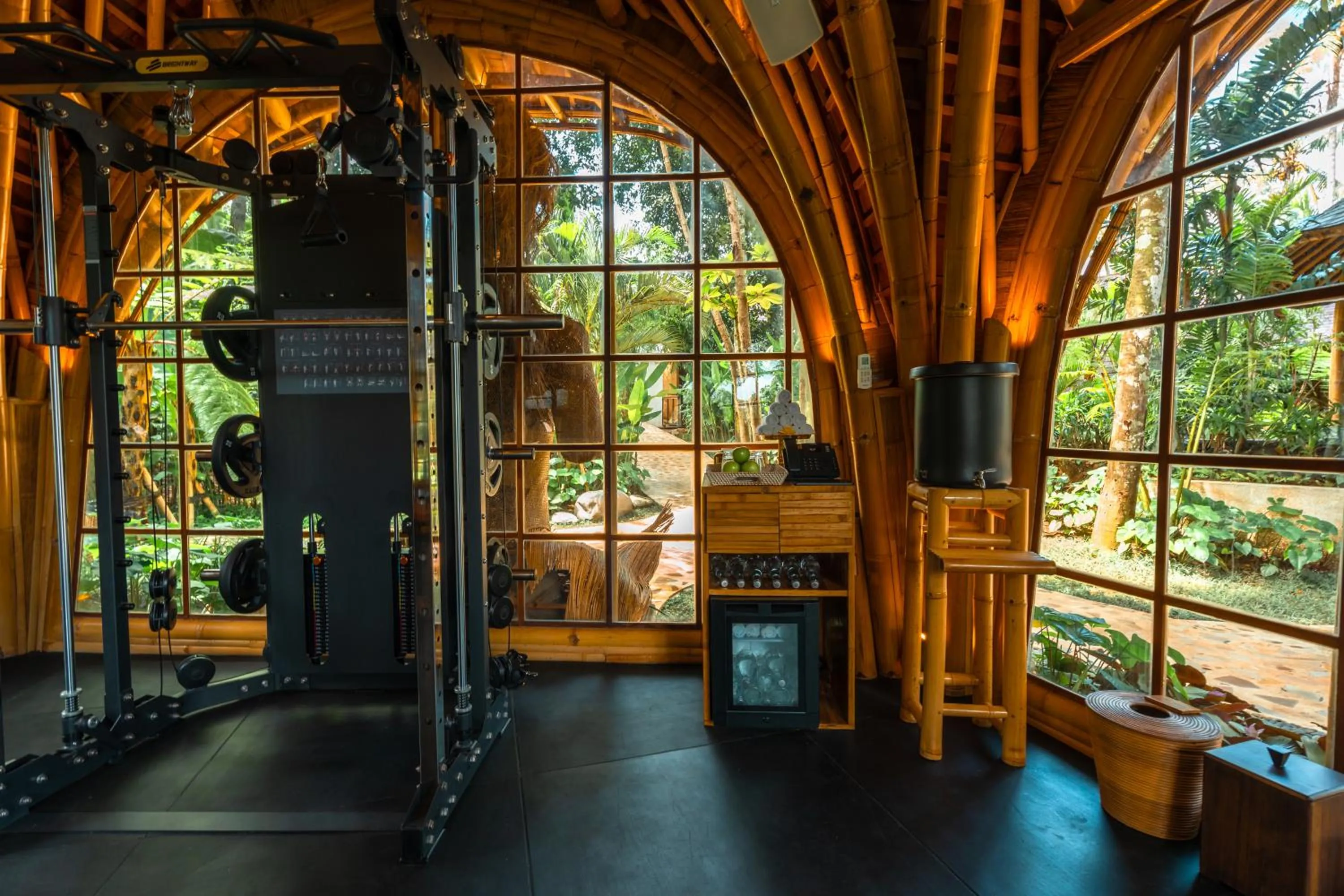 Fitness centre/facilities in Bambootel Sawah View