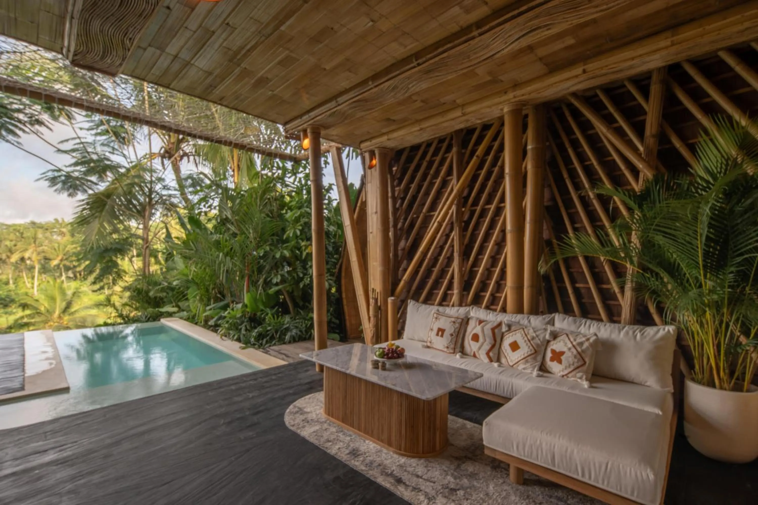 Natural landscape in Bambootel Sawah View