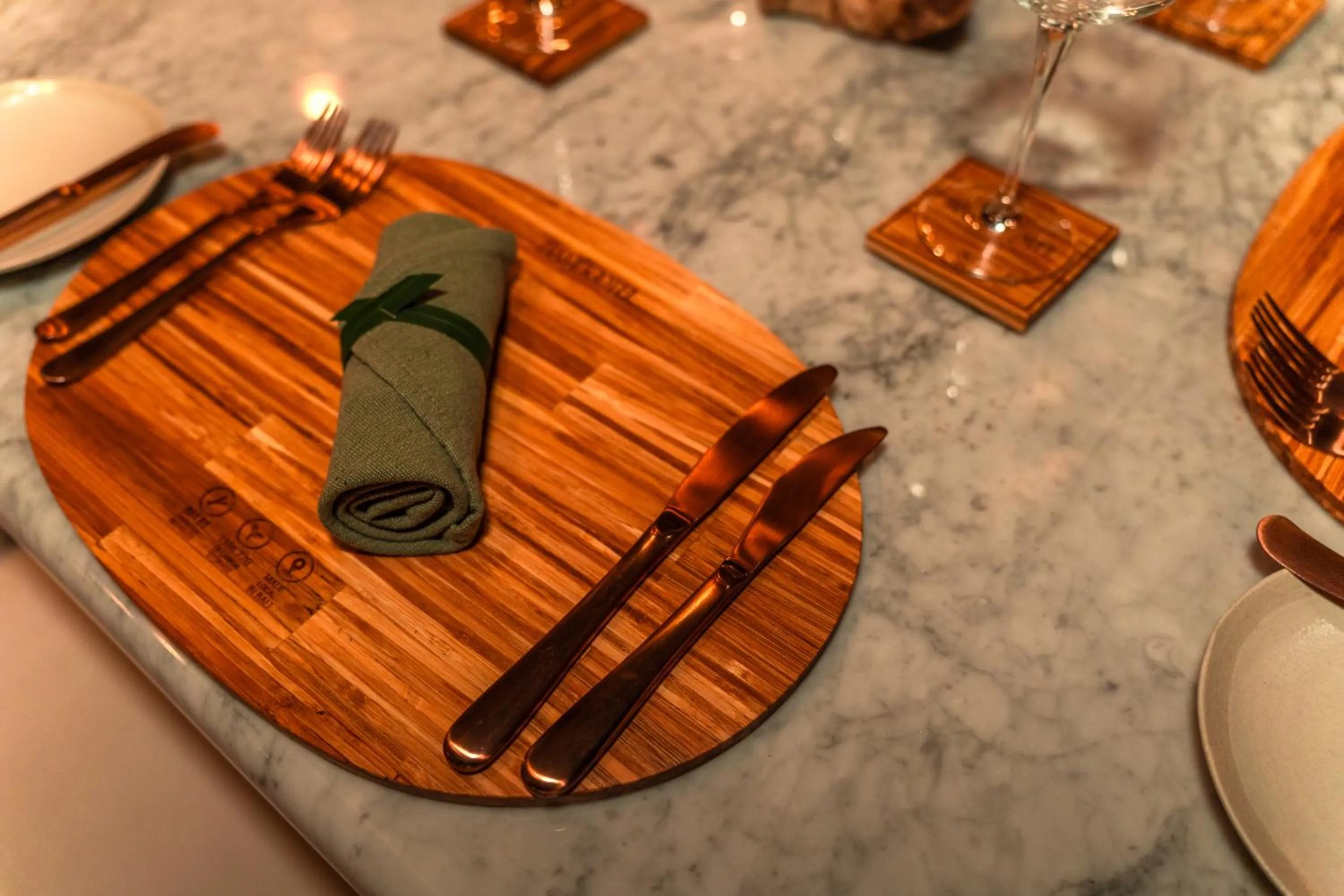 Dinner in Bambootel Sawah View